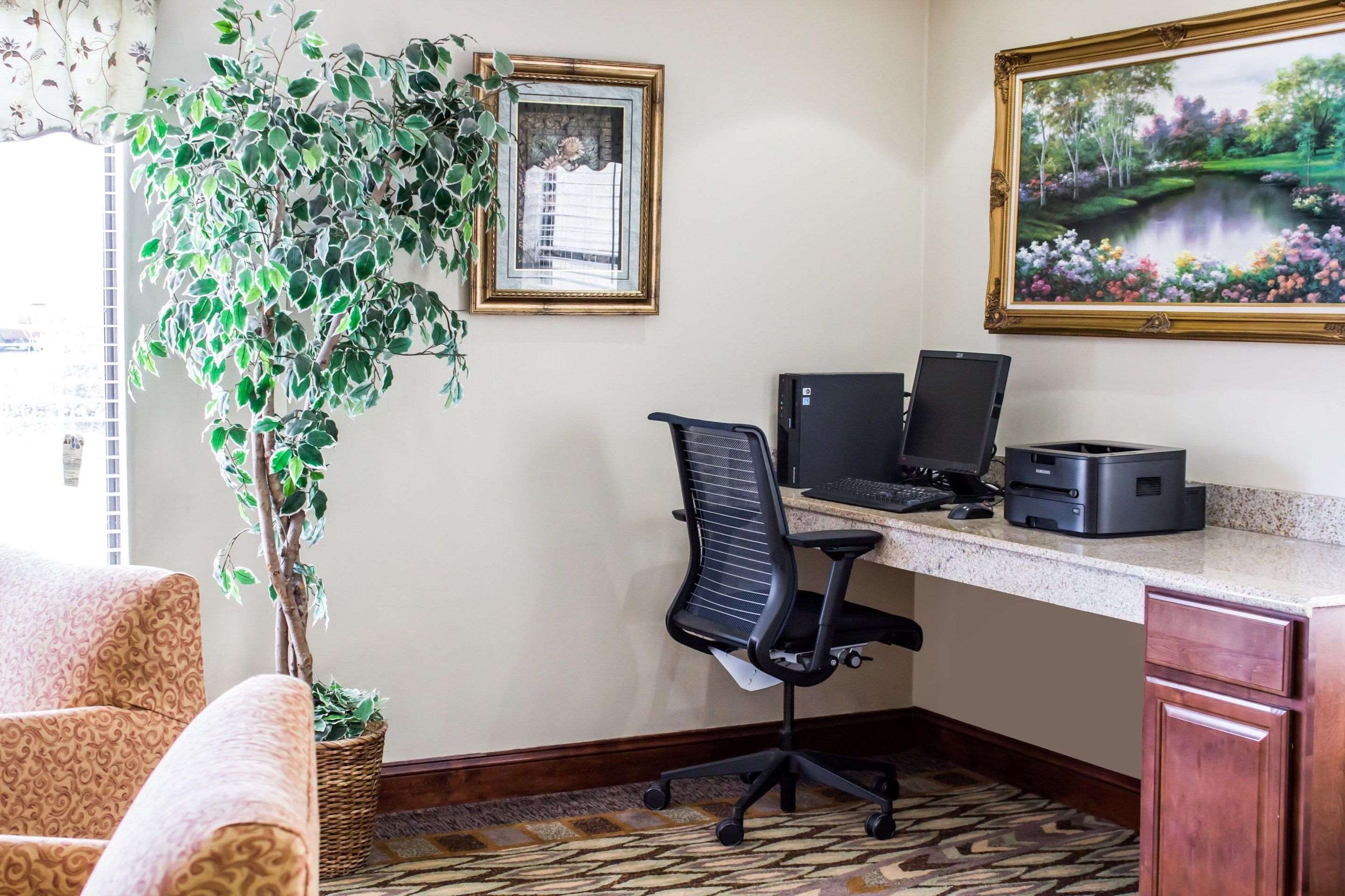 Business center with high-speed Internet access