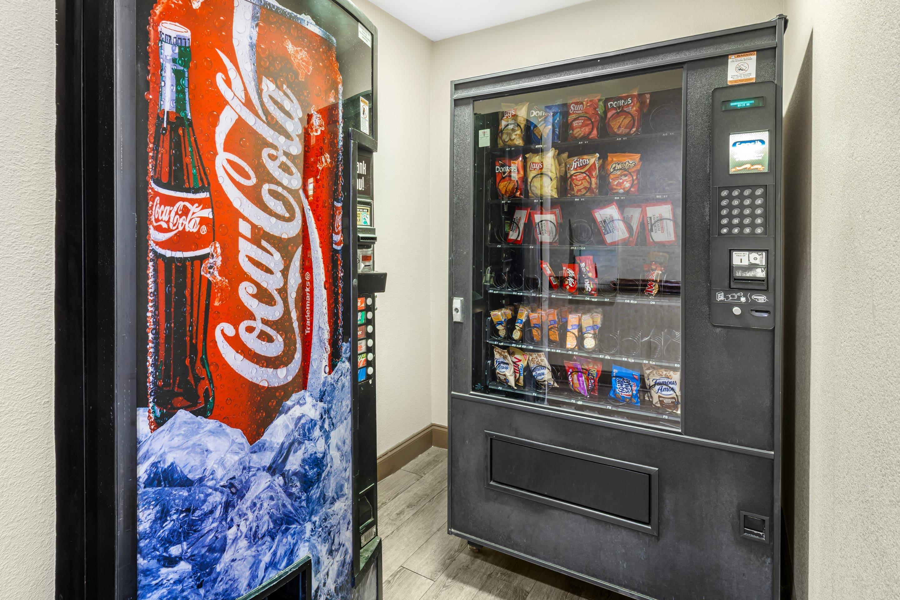 Hotel vending area