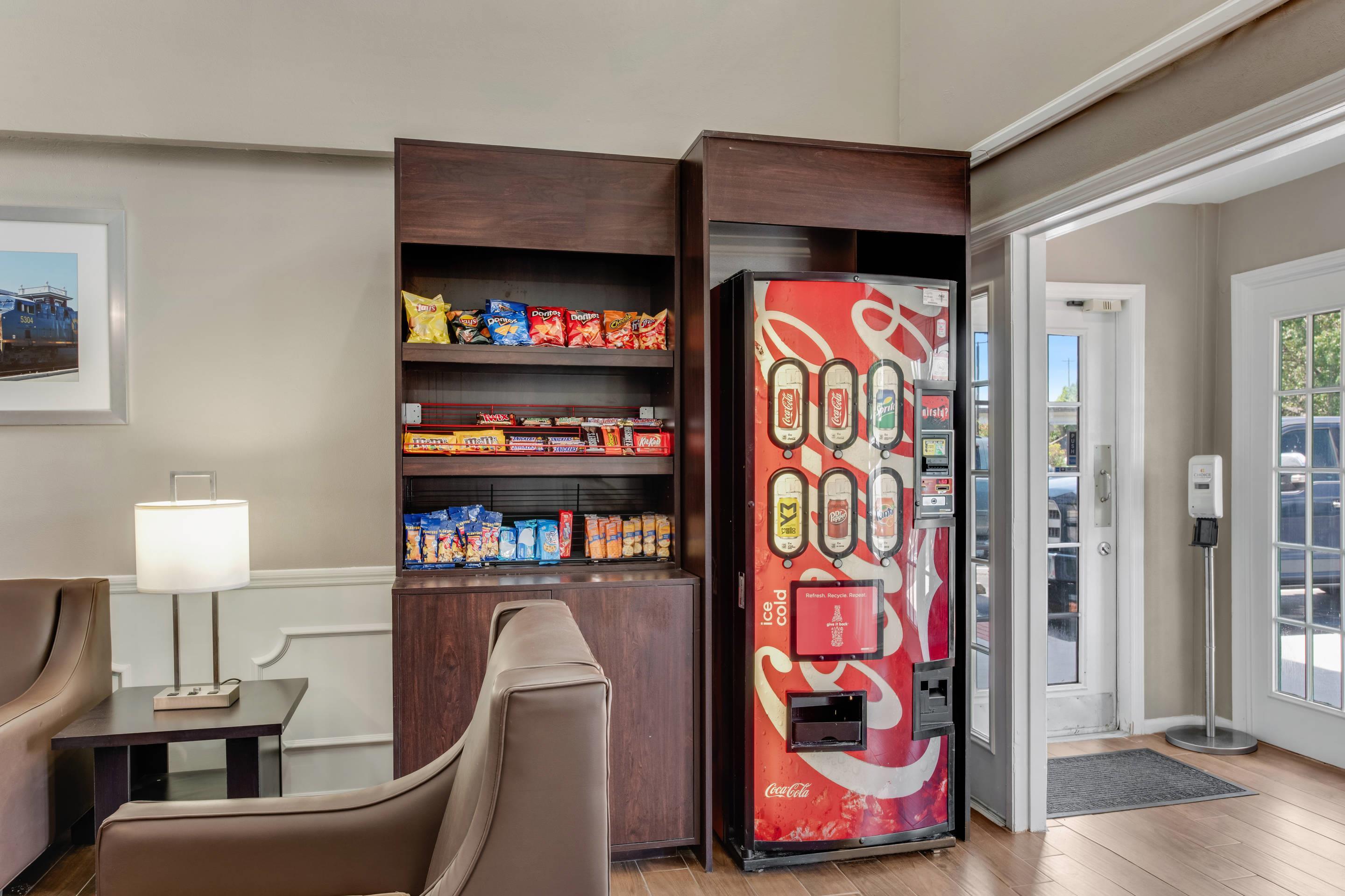 Hotel vending area