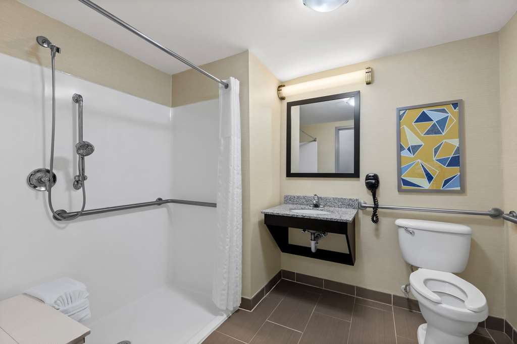COMFORT INN SYLVA - CULLOWHEE-guestroom-Guest Room,Bathroom,On-Site.jpg