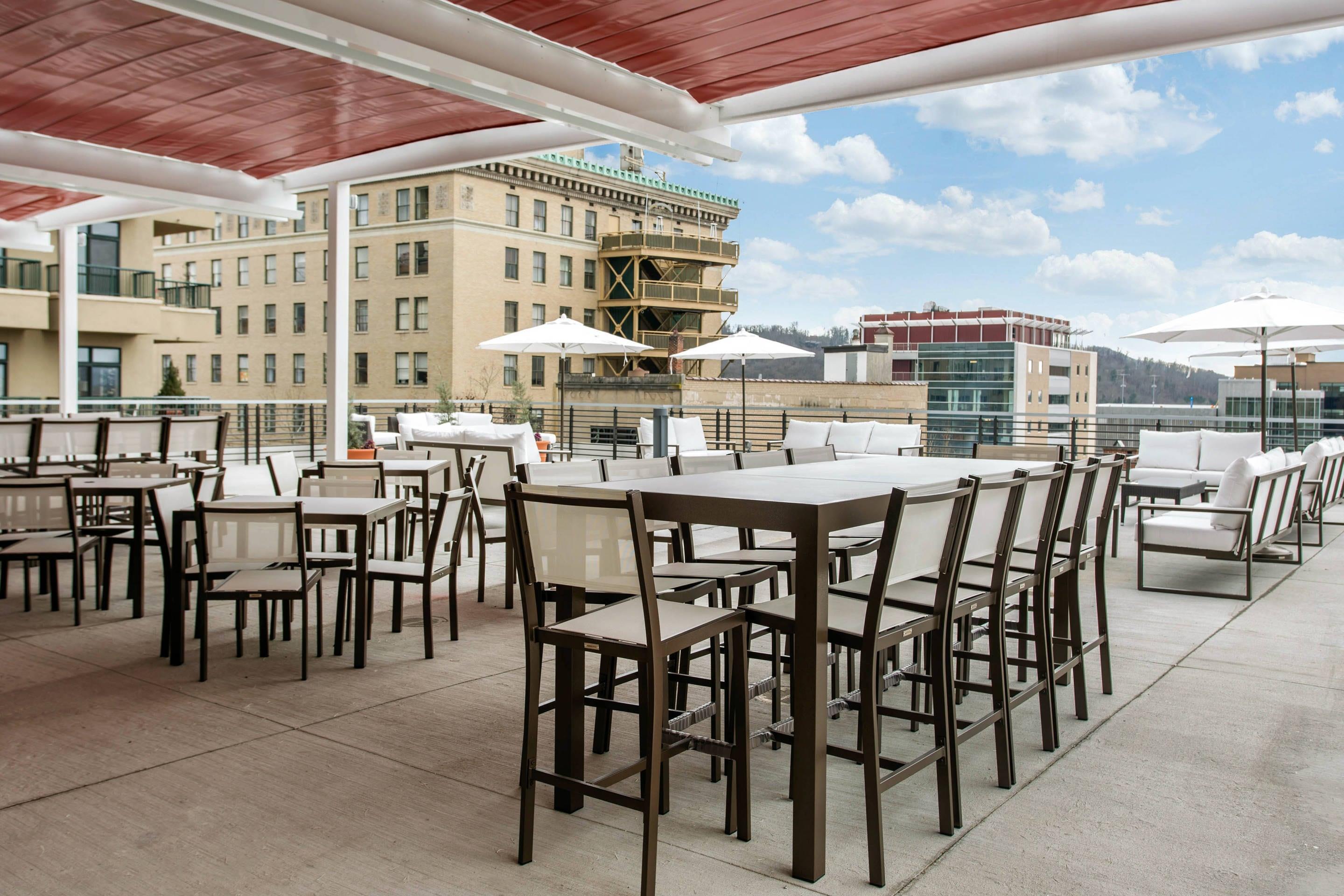 Hotel patio | Cambria Hotel Downtown Asheville