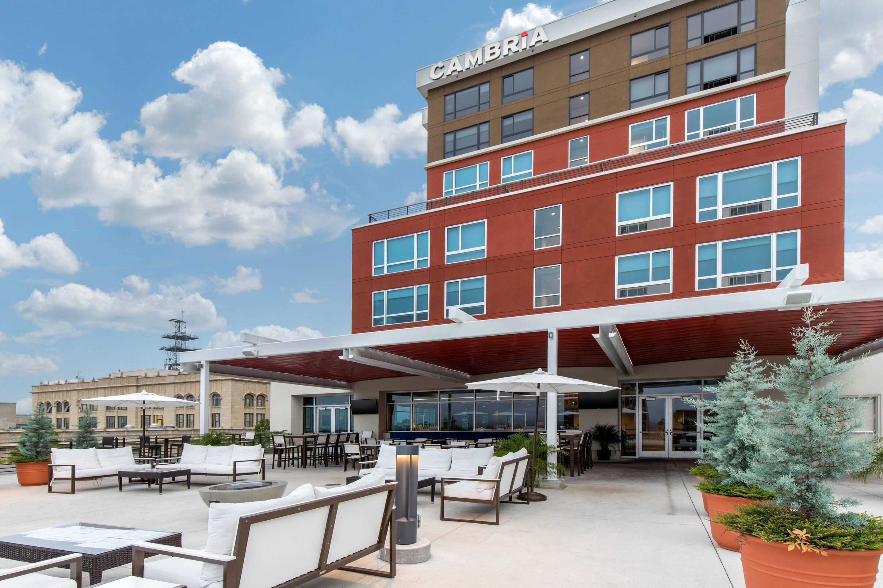 Hotel patio | Cambria Hotel Downtown Asheville