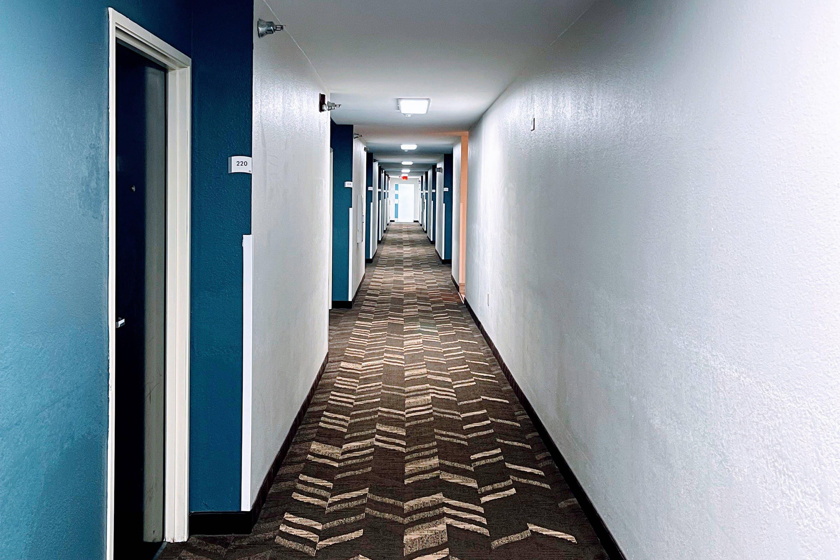 Interior corridors | Quality Inn & Suites Clemmons I-40