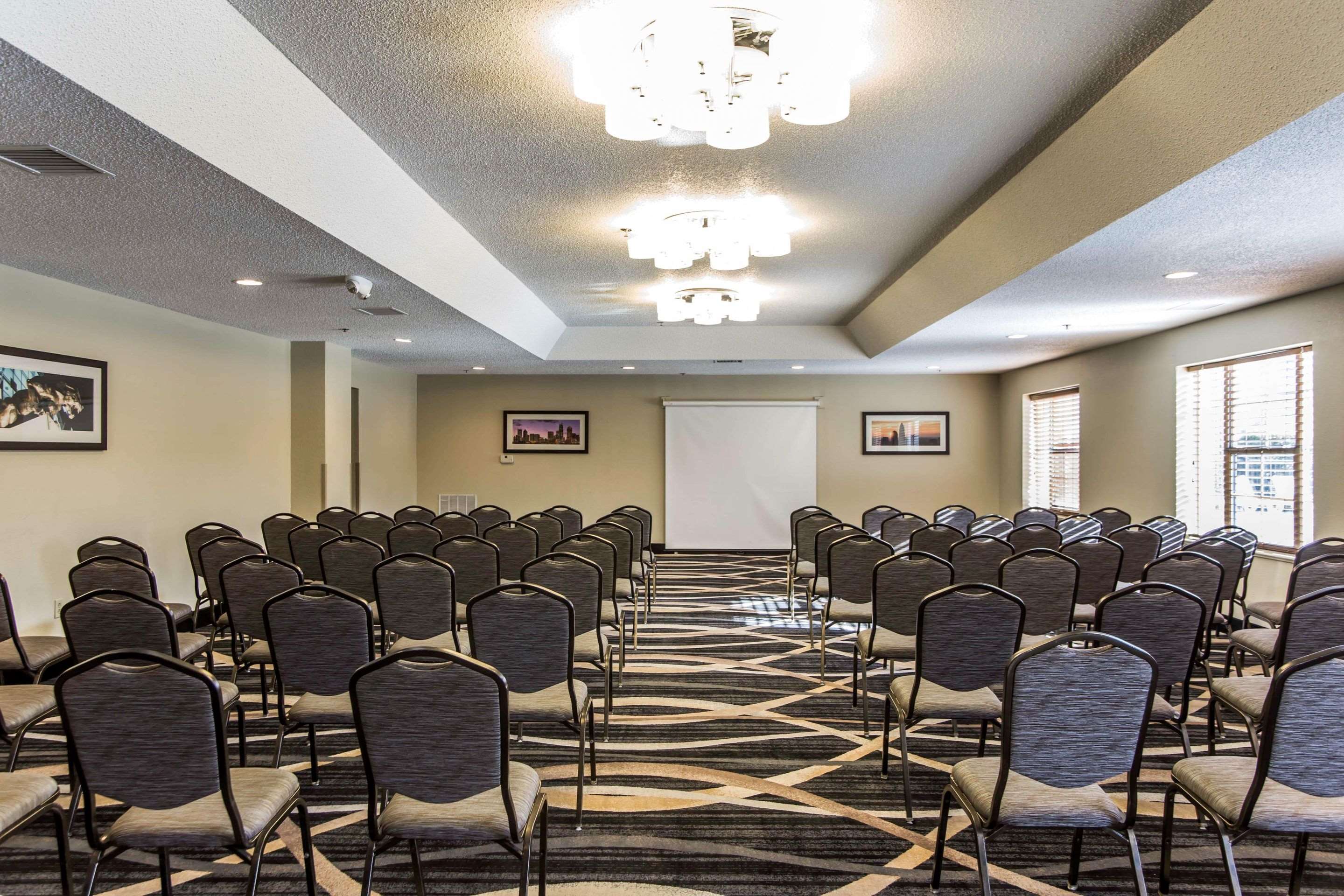 Meeting room with theater-style setup | Comfort Suites Pineville - Ballantyne Area