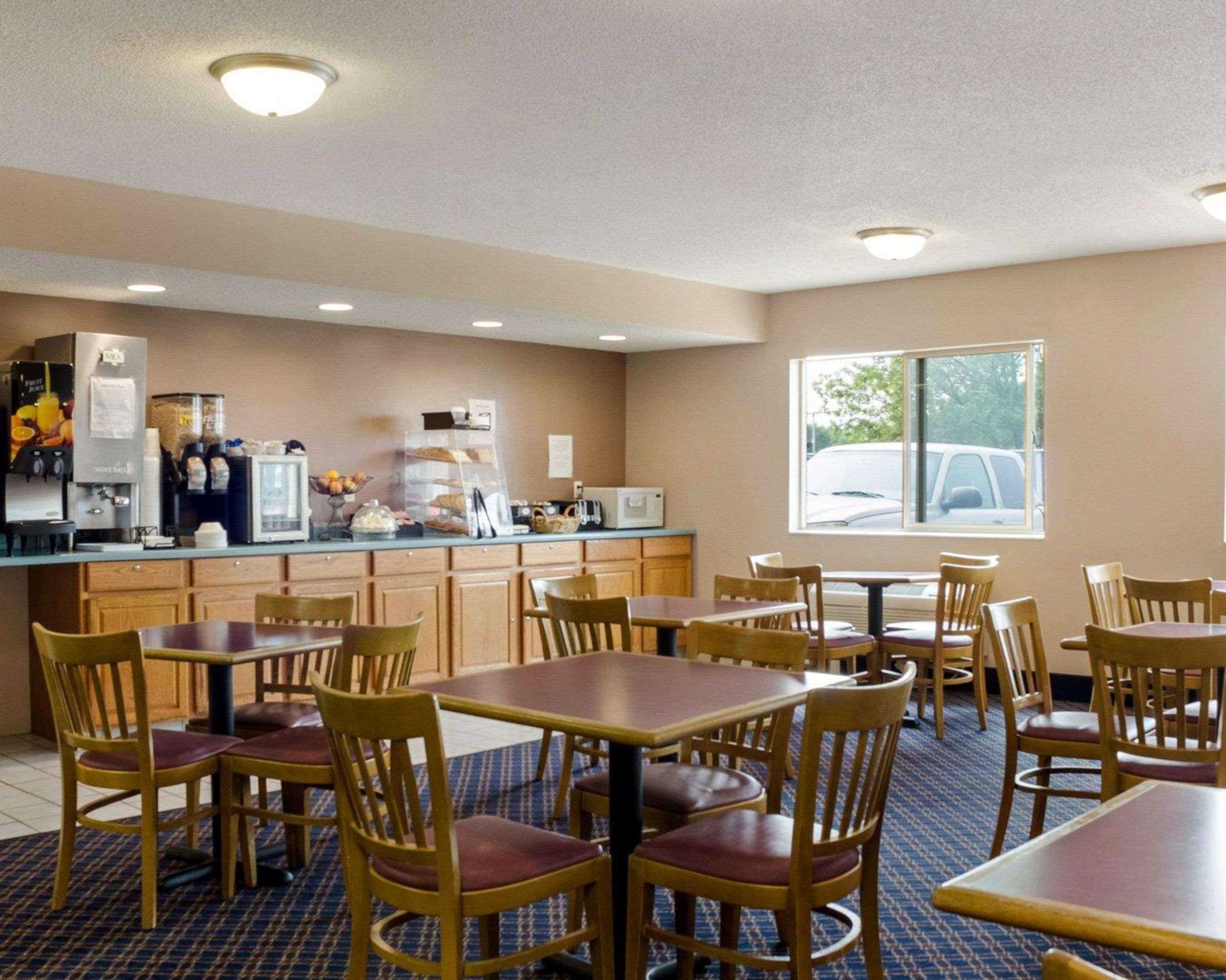 Spacious breakfast area