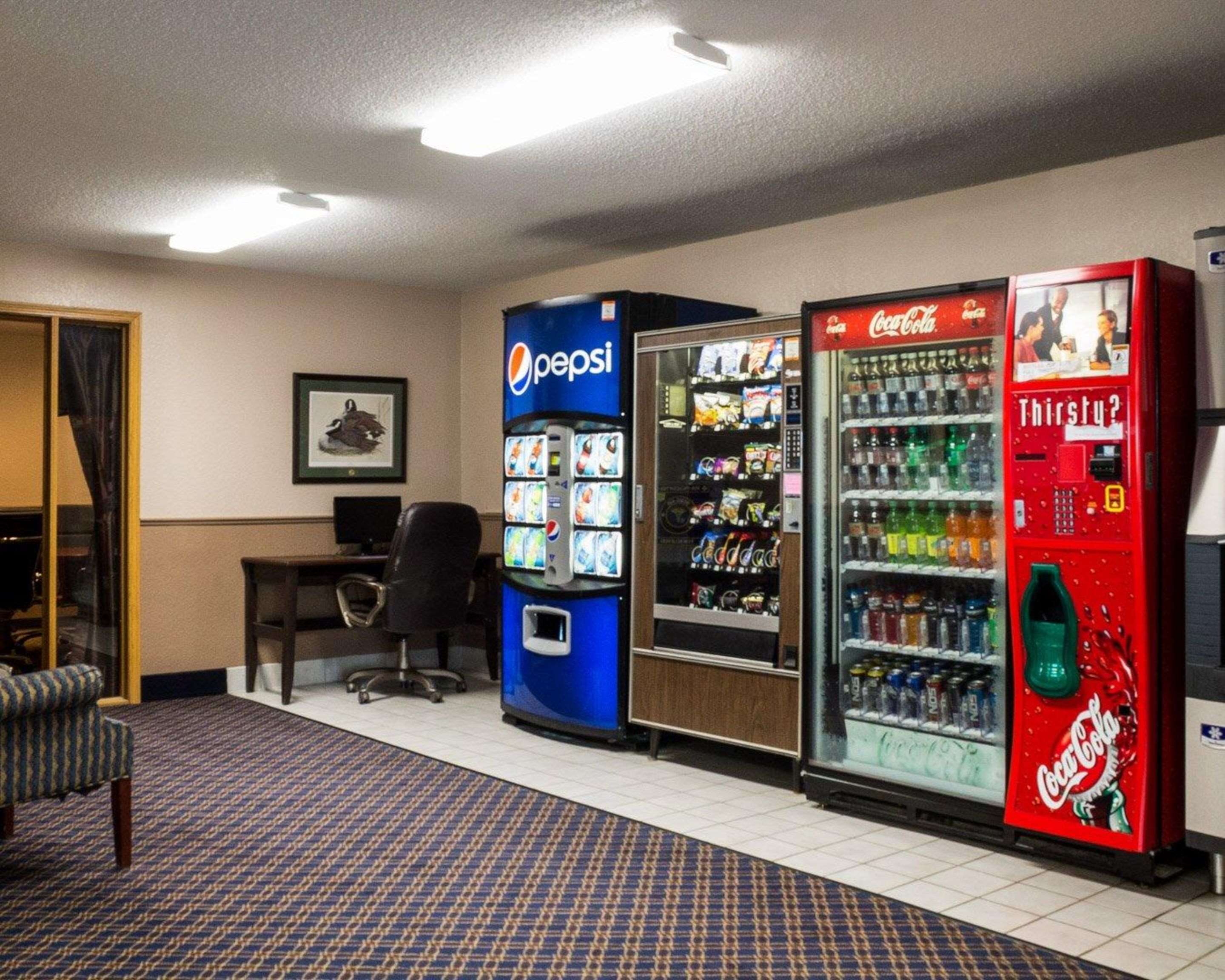 Hotel vending areas