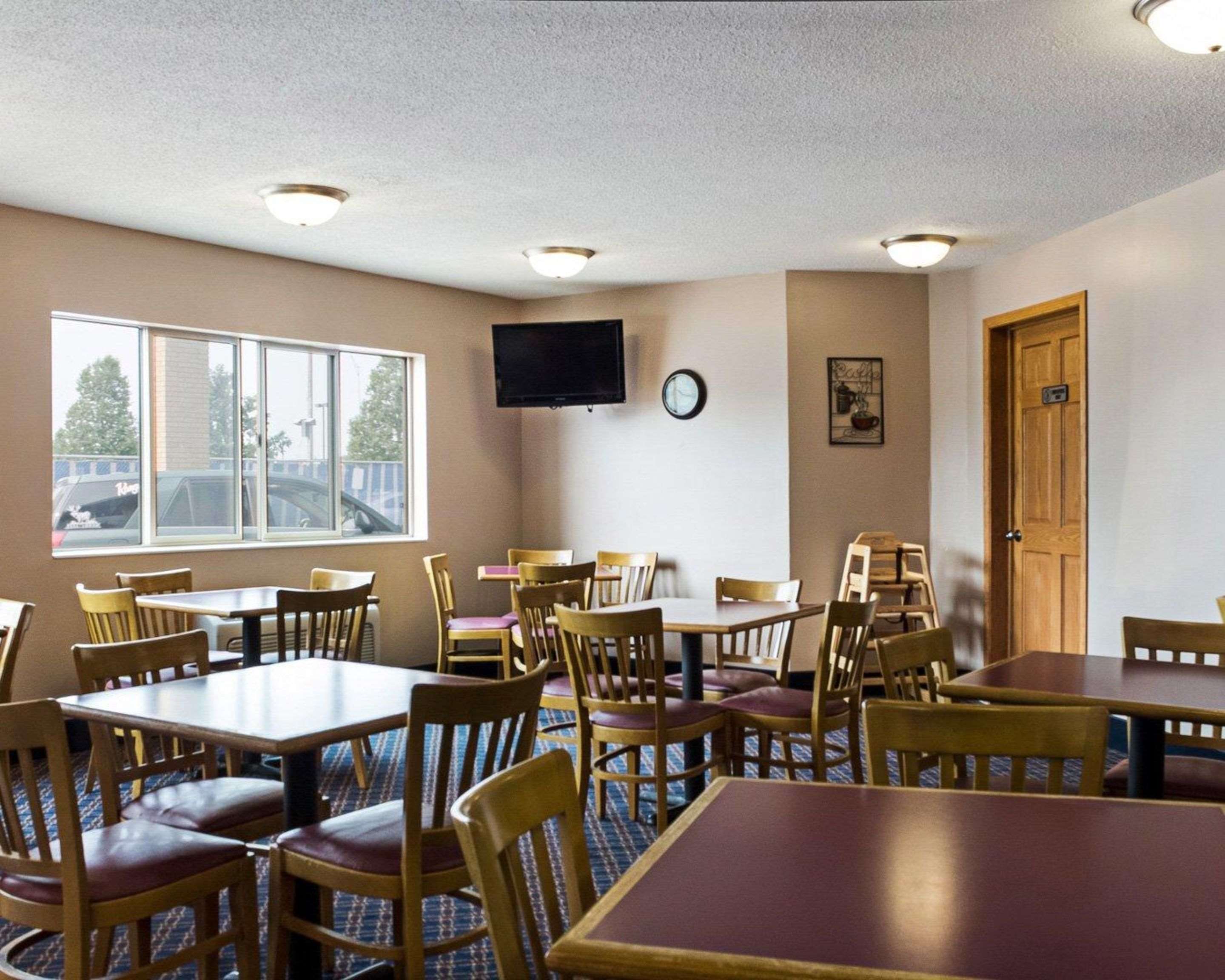 Enjoy breakfast in this seating area
