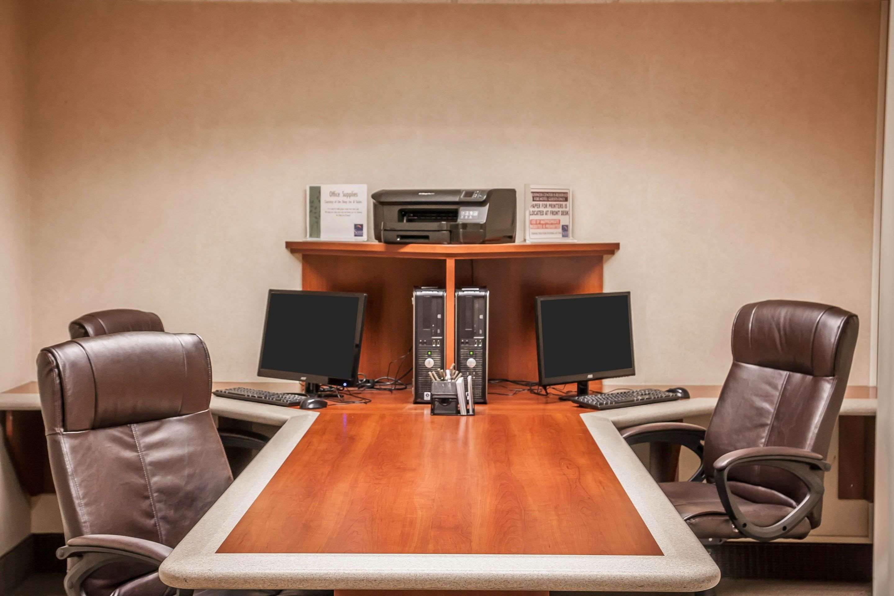 Business center with high-speed Internet access | Sleep Inn & Suites Conference Center and Water Park