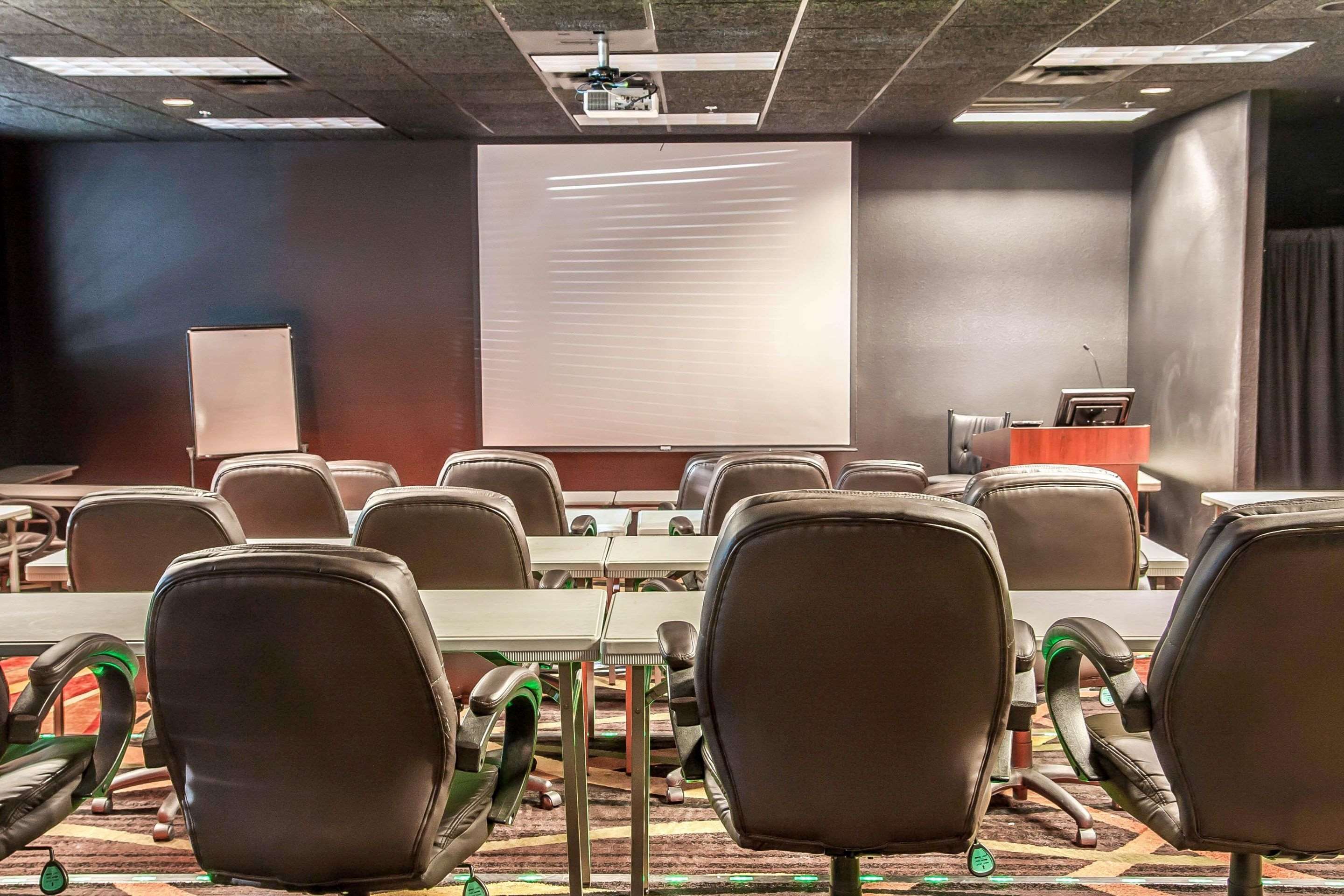 Meeting room with classroom-style setup | Sleep Inn & Suites Conference Center and Water Park
