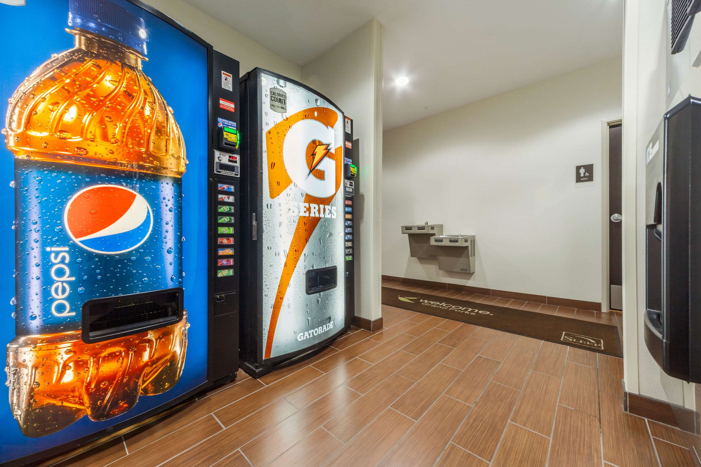 Hotel vending area