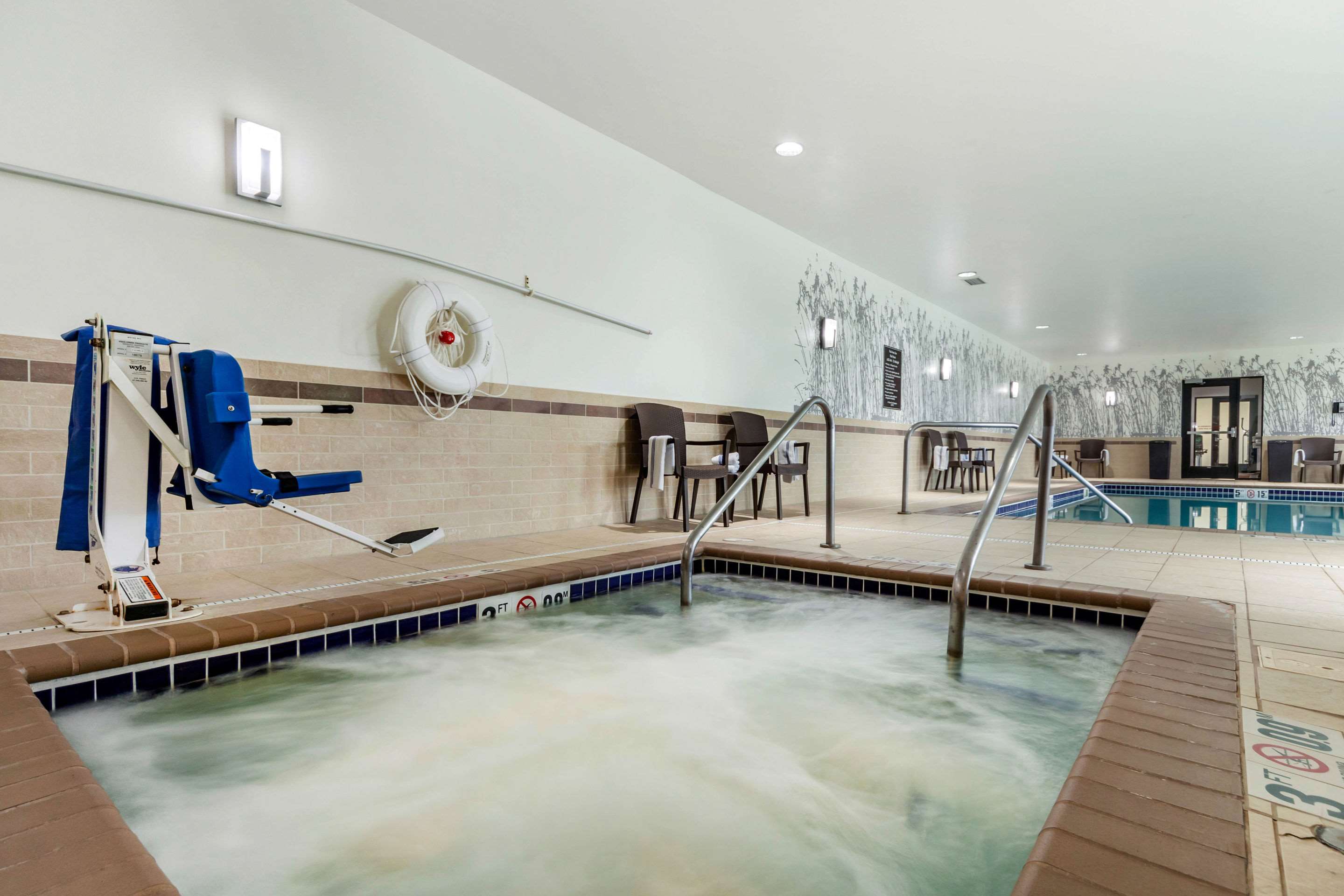 Relax in the hot tub