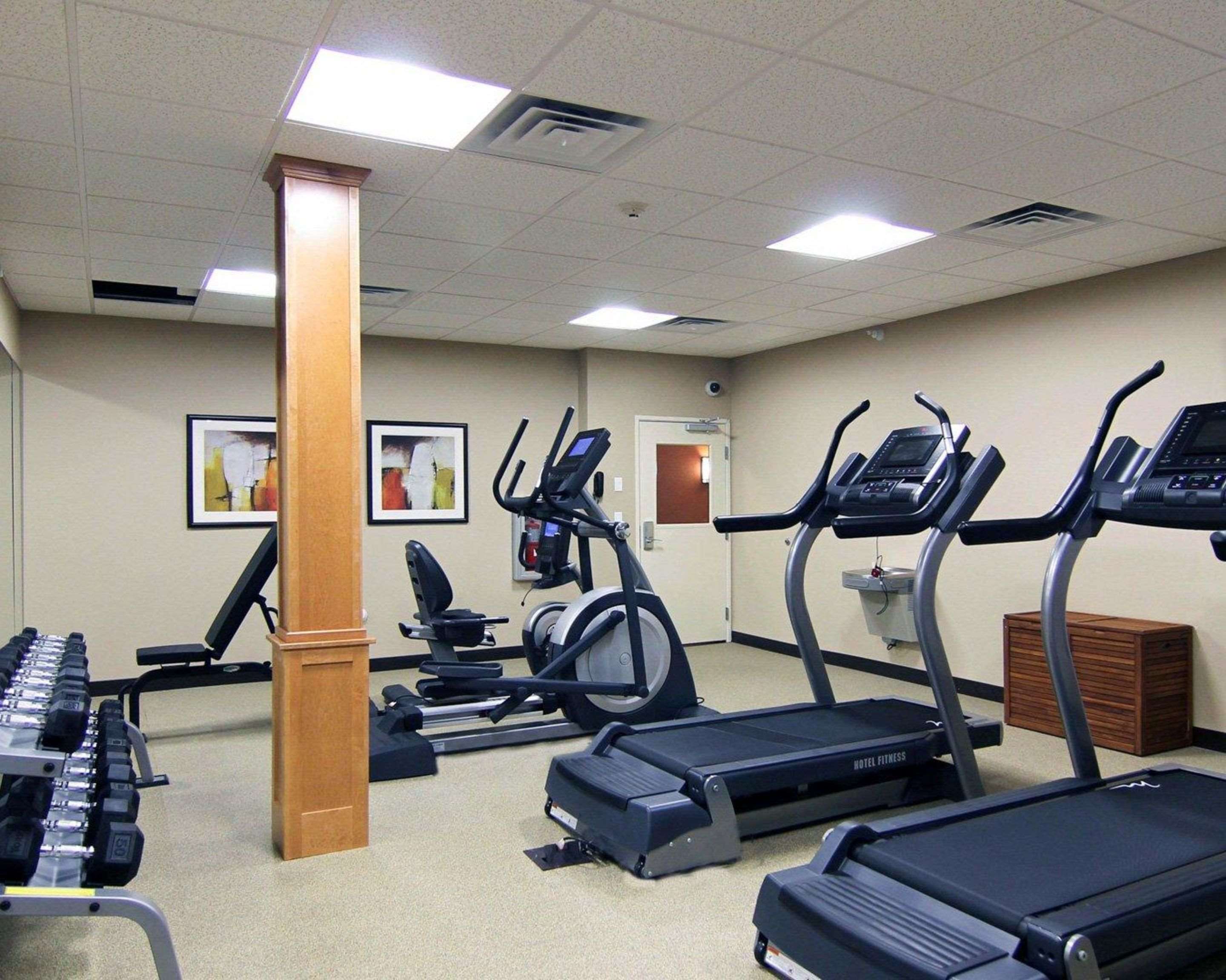 Exercise room with cardio equipment | MainStay Suites Tioga