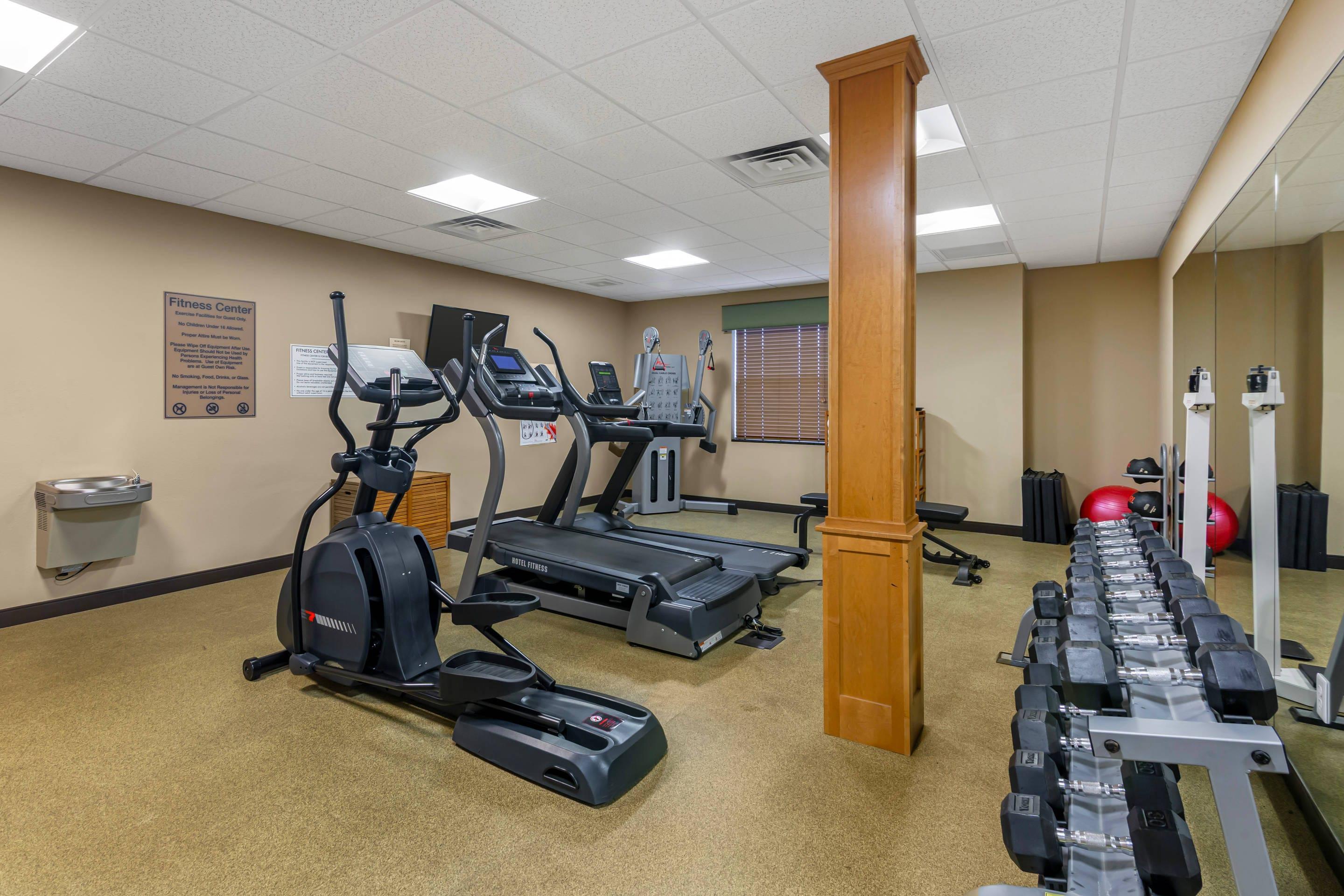 Exercise room | MainStay Suites Tioga