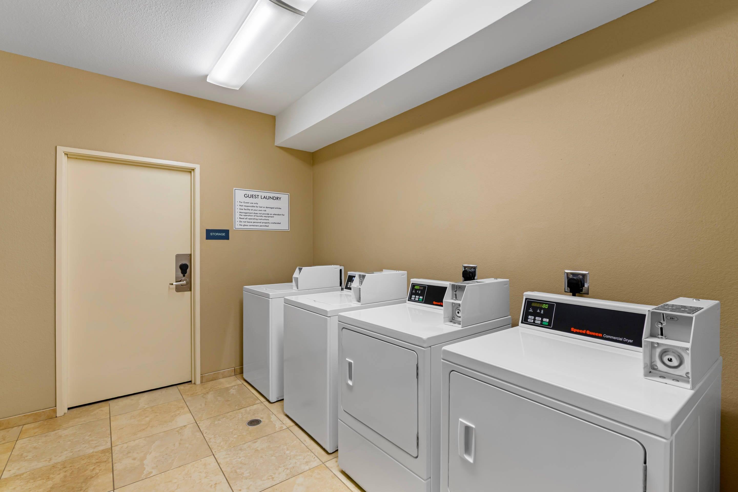 Guest laundry facilities | MainStay Suites Tioga