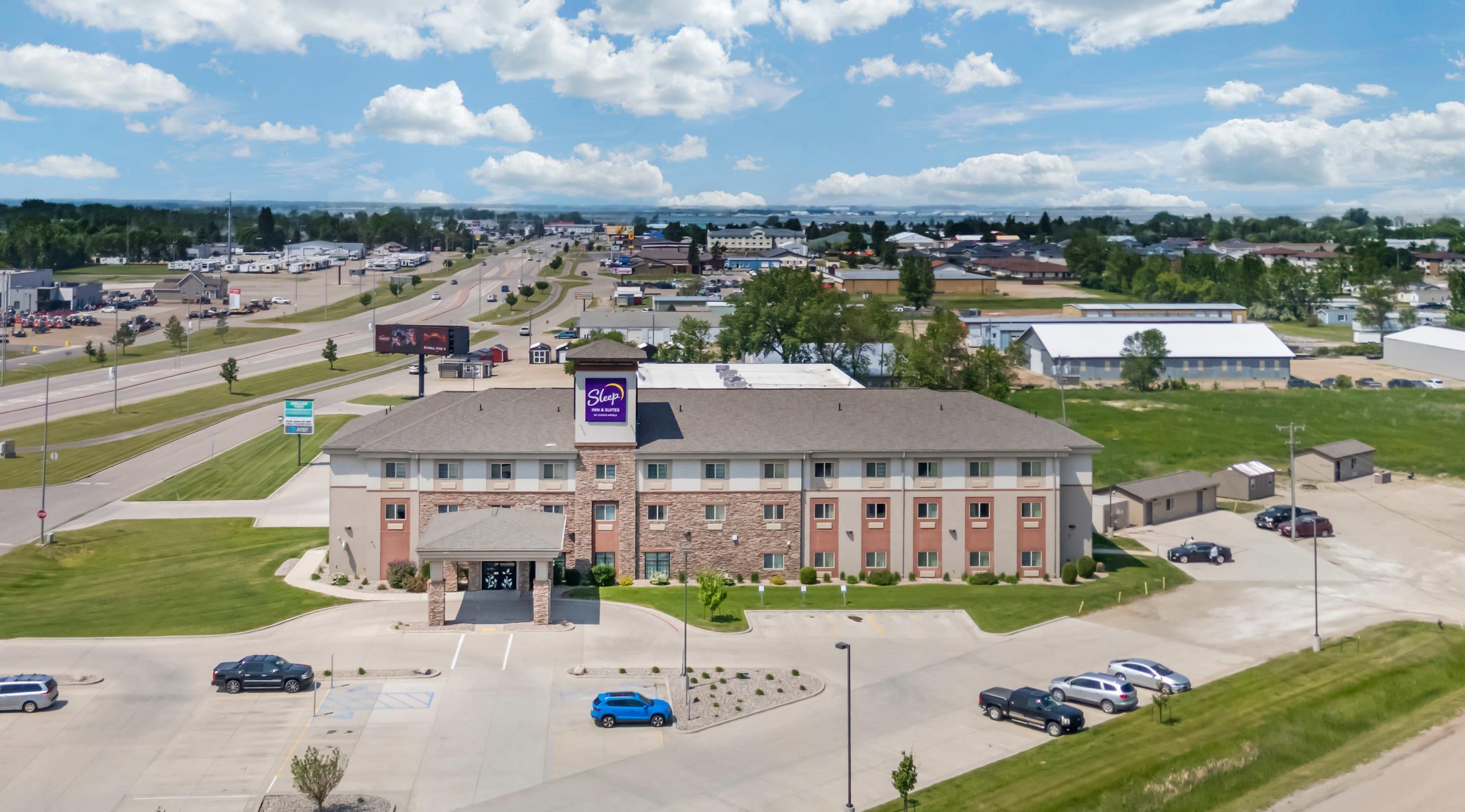 Aerial View | Sleep Inn & Suites Devils Lake