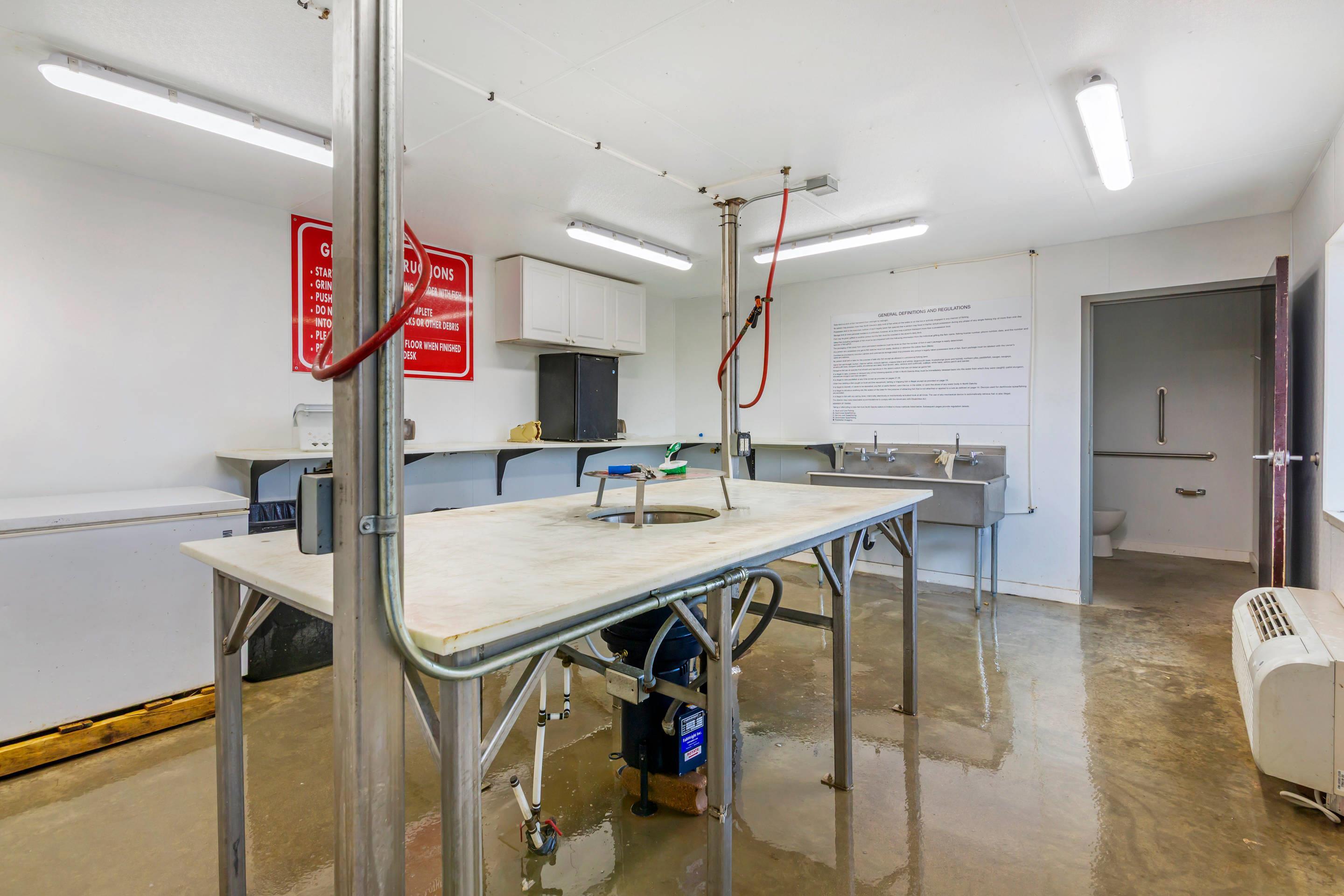On-site fish cleaning | Sleep Inn & Suites Devils Lake