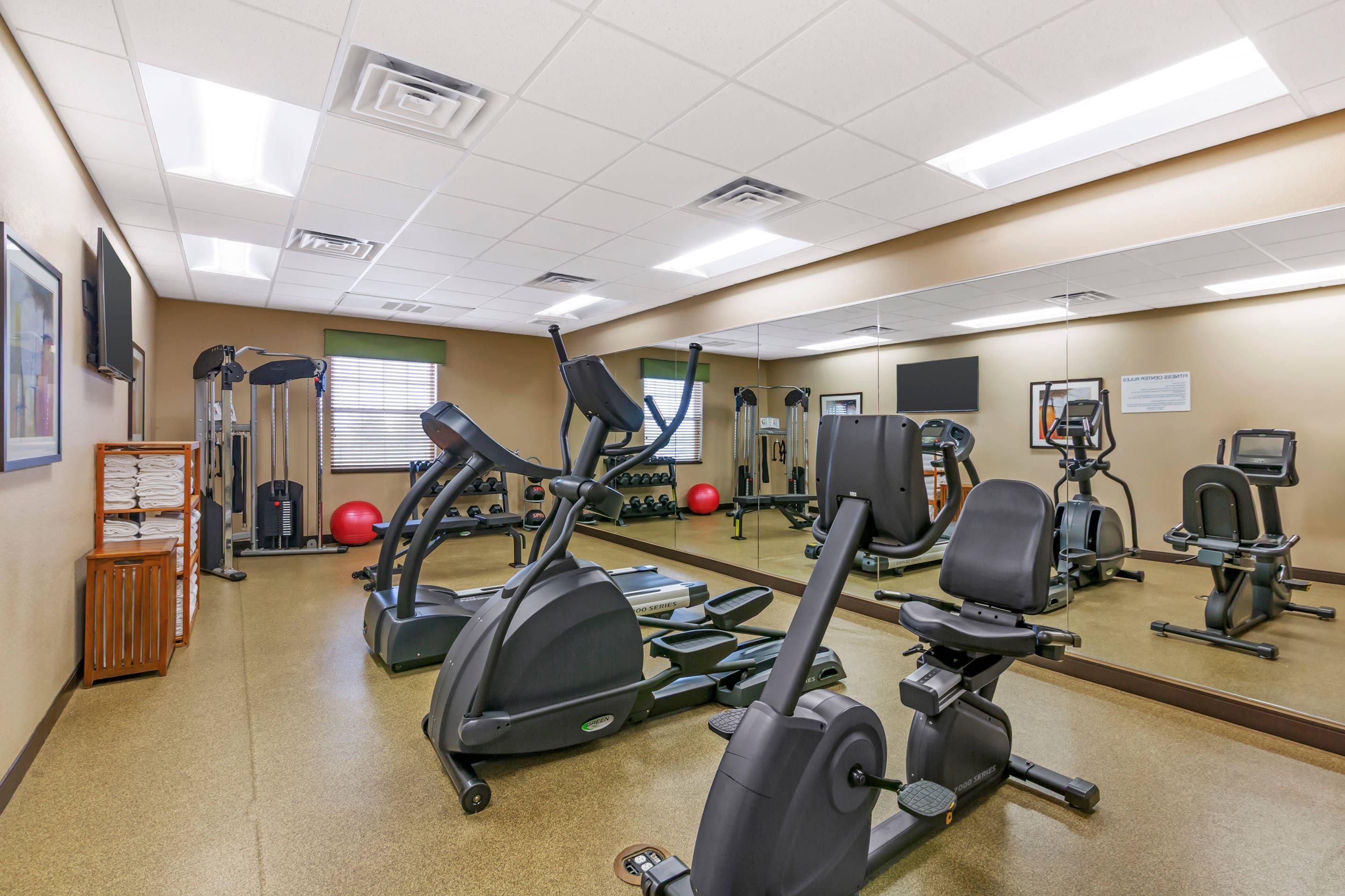 Fitness center | MainStay Suites Stanley