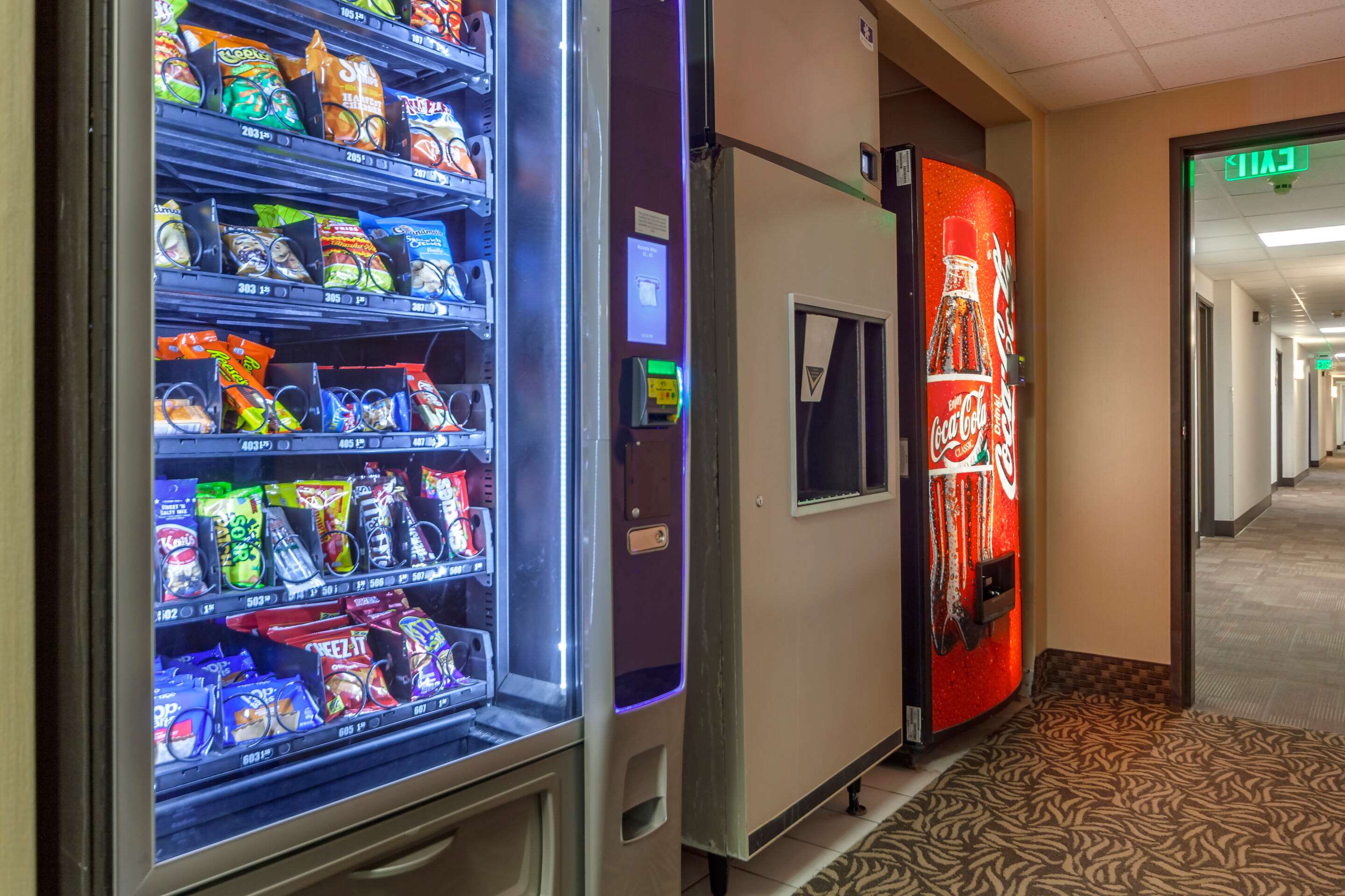 Hotel vending area