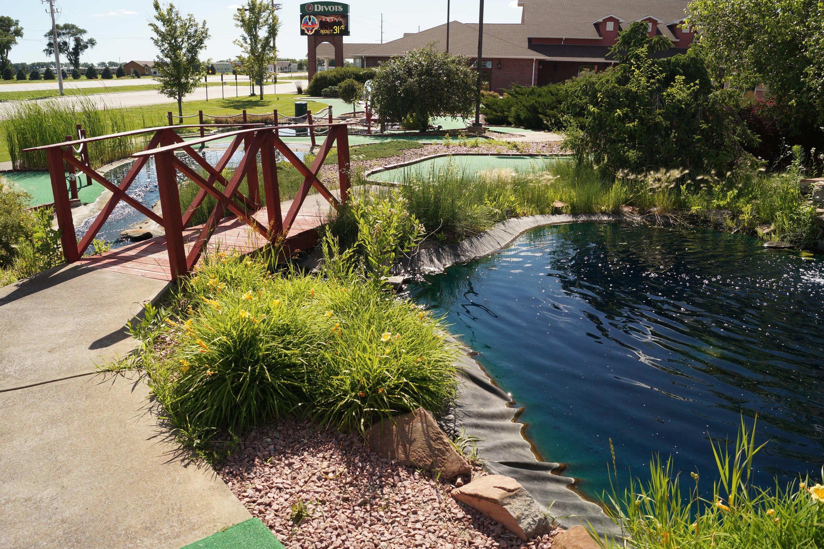 Enjoy a round of mini-golf
