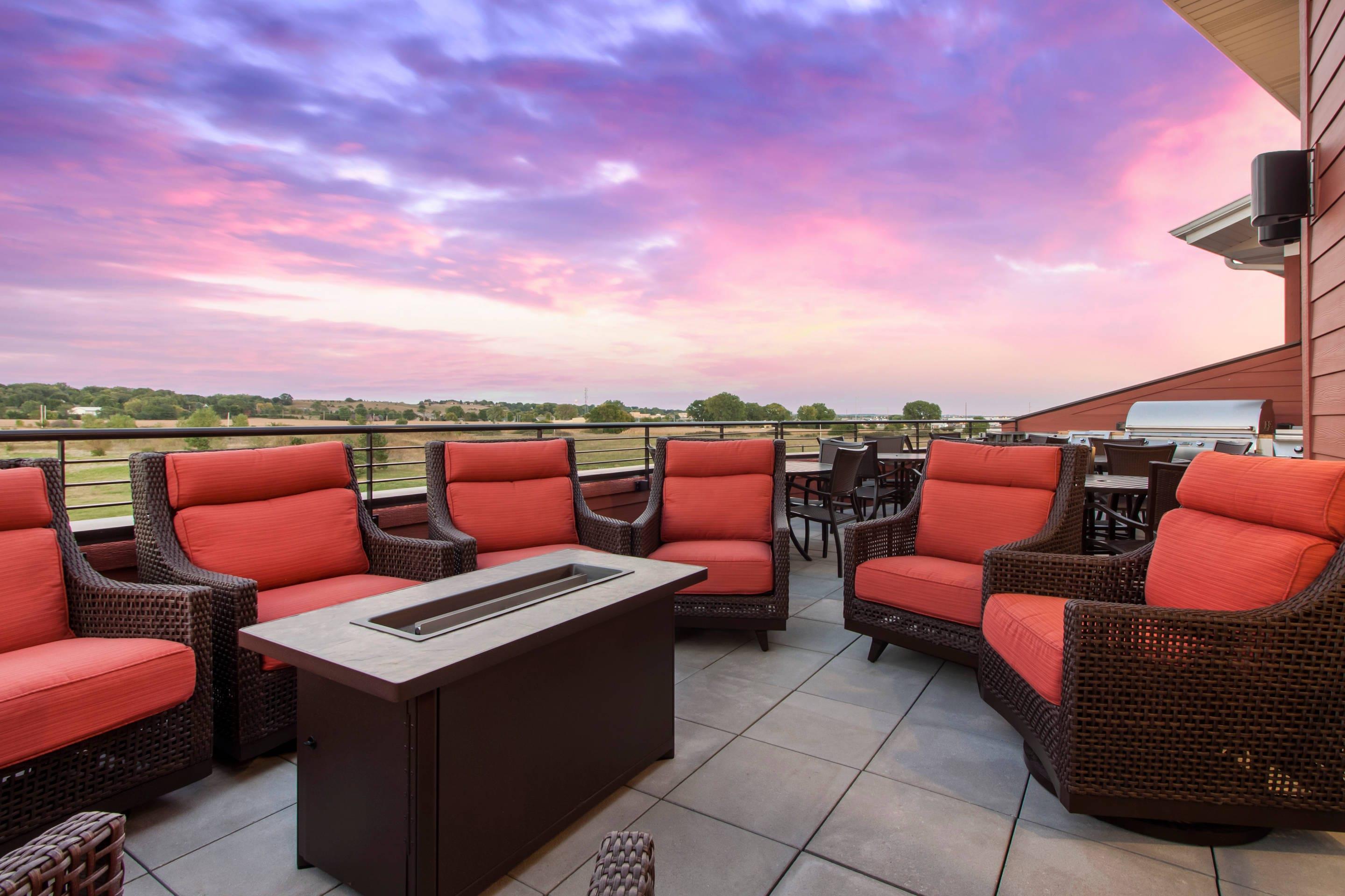 Hotel terrace