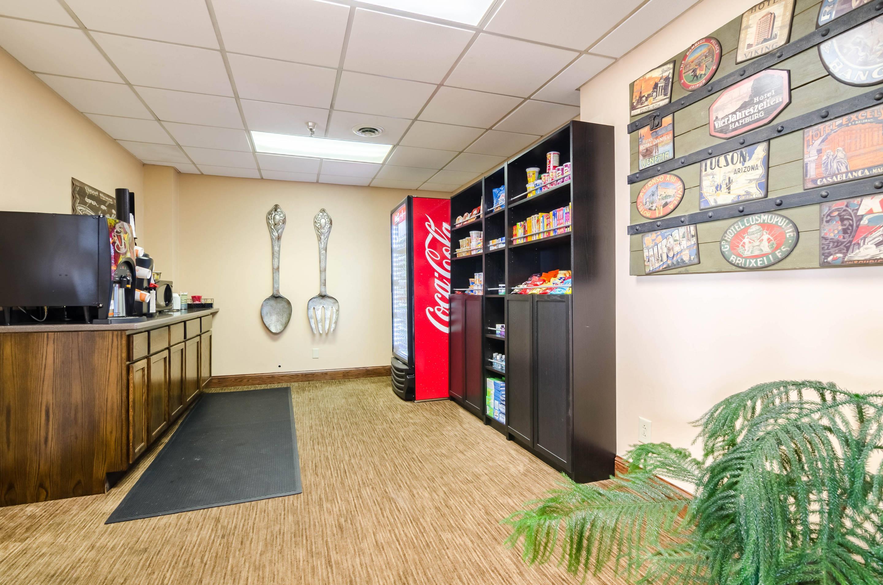 Hotel vending area