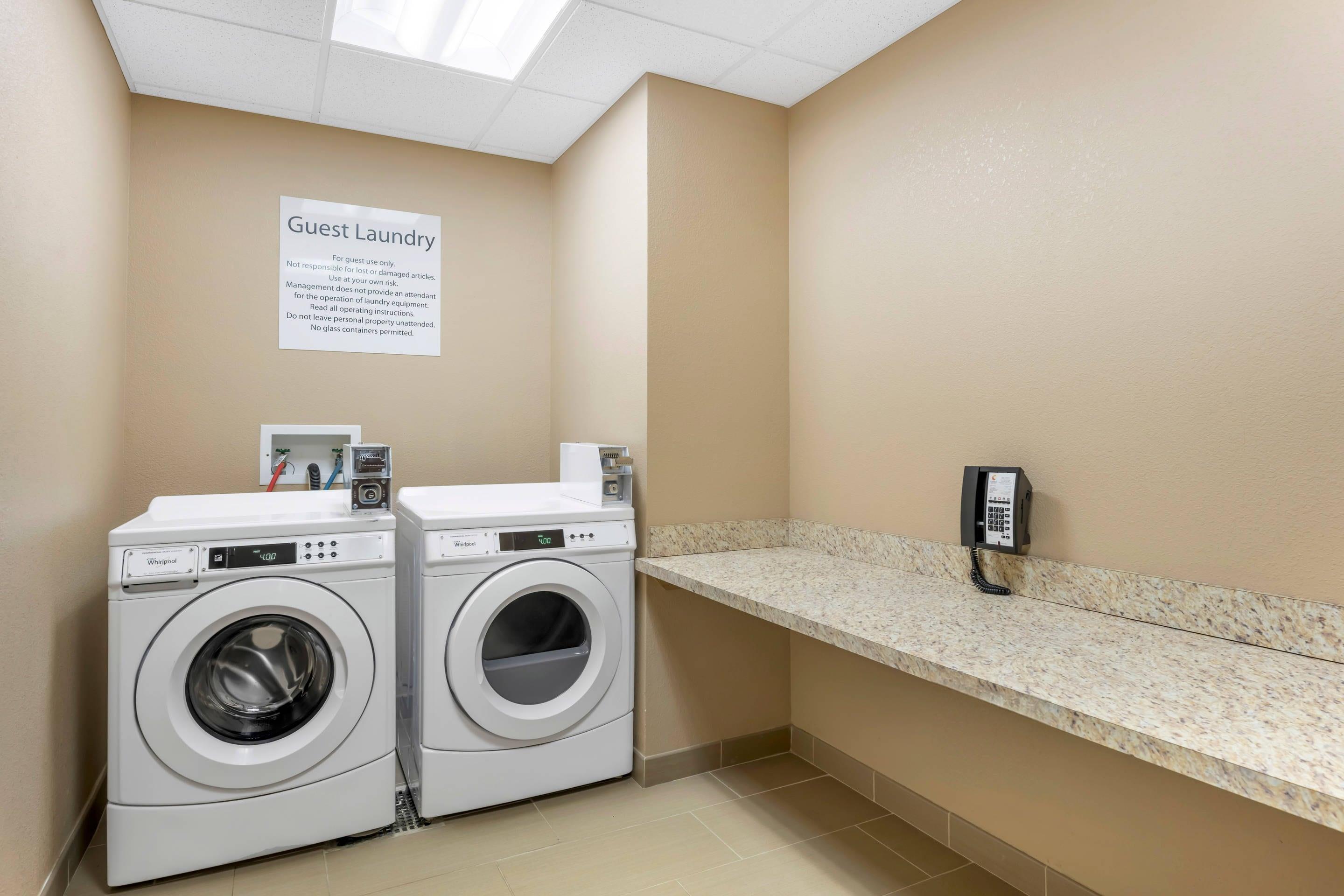 Guest laundry facilities | Comfort Suites West Omaha