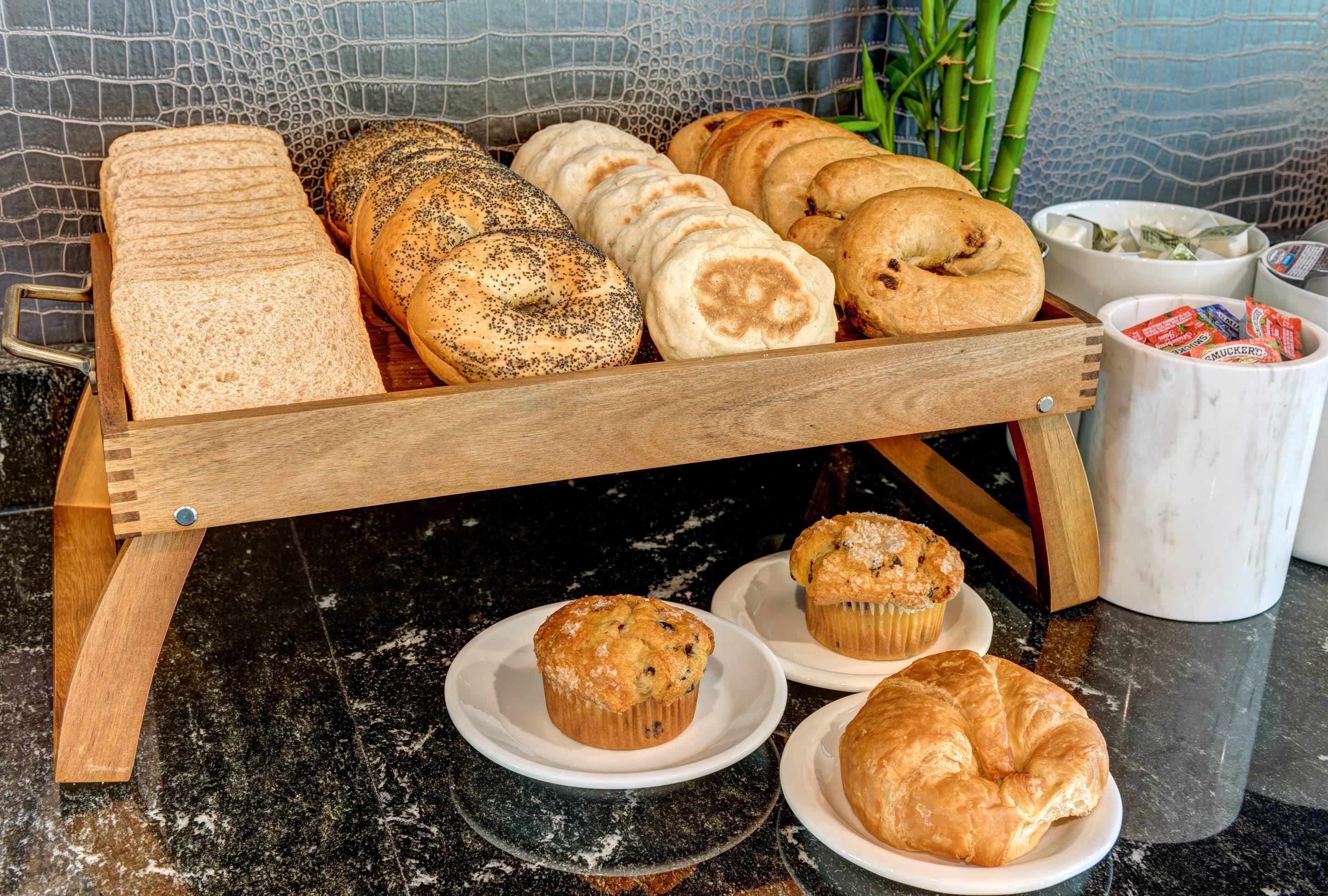 Assorted breakfast items | The Garrison Hotel & Suites Dover - Durham, Ascend Hotel Collection