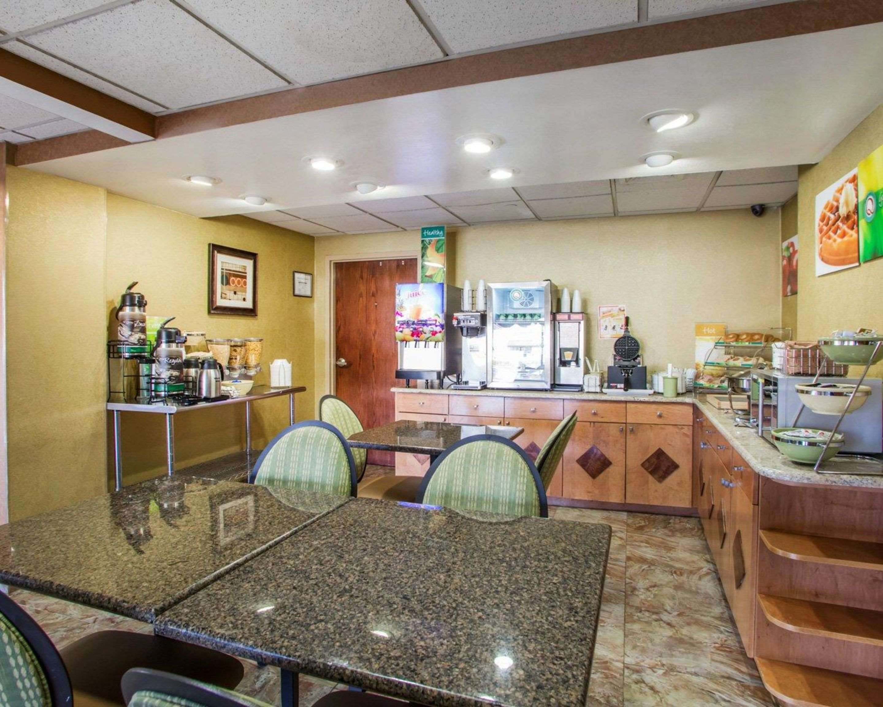 Enjoy breakfast in this seating area