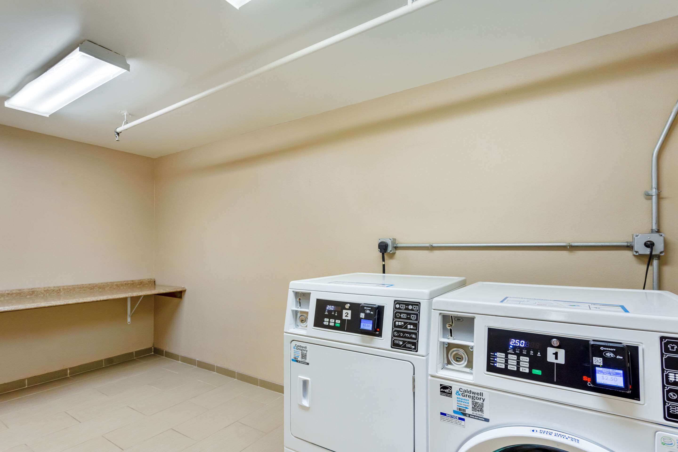 Guest laundry facilities