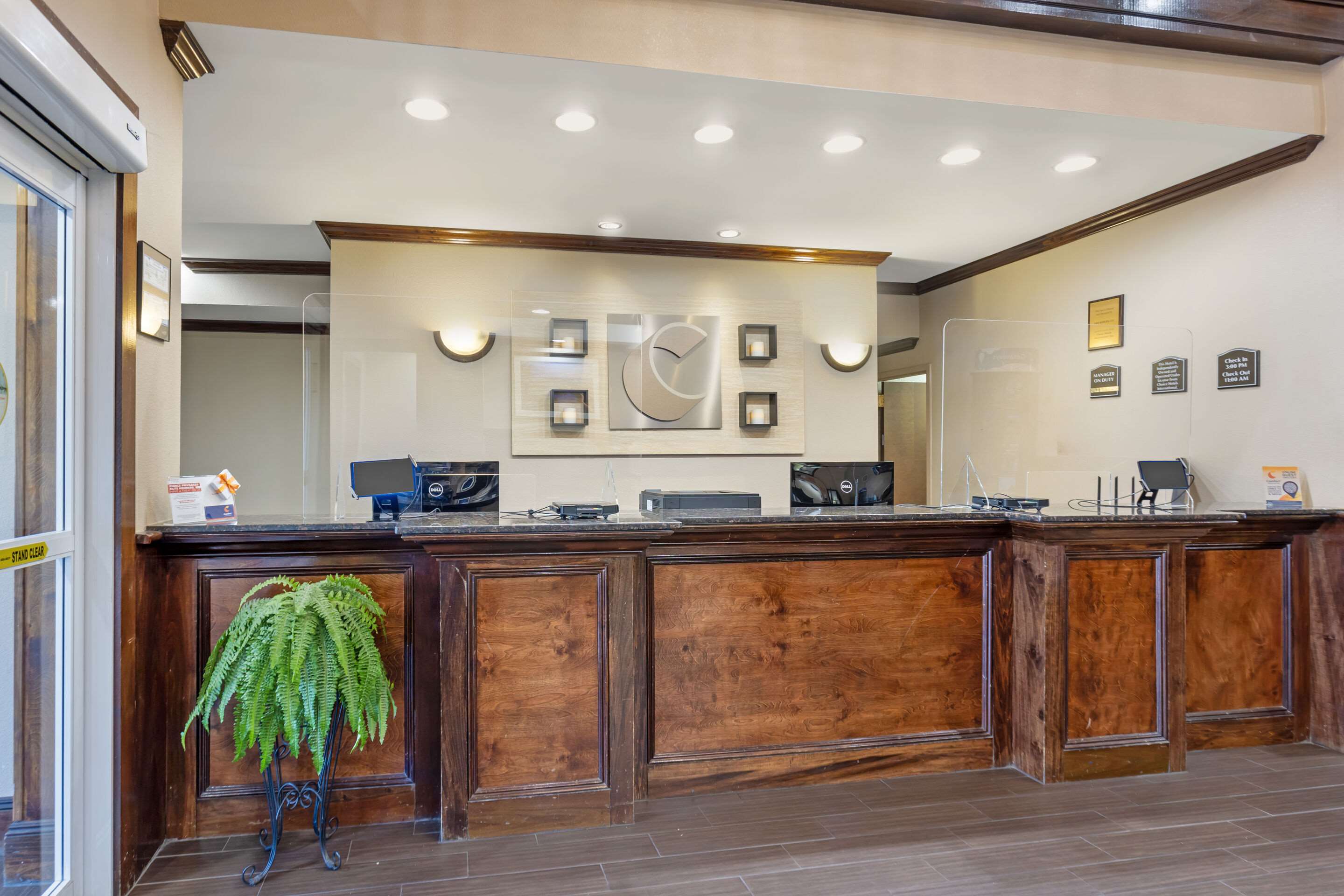 Front desk