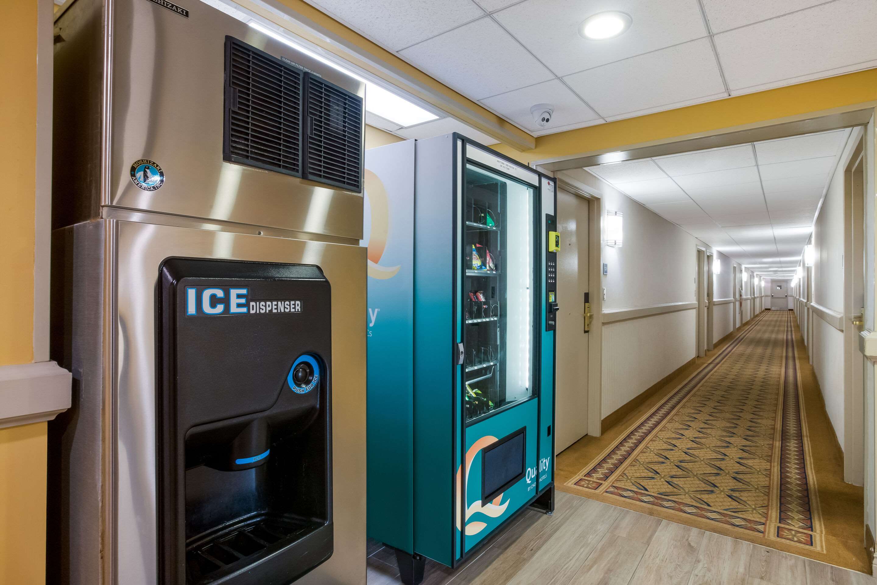 Hotel vending area