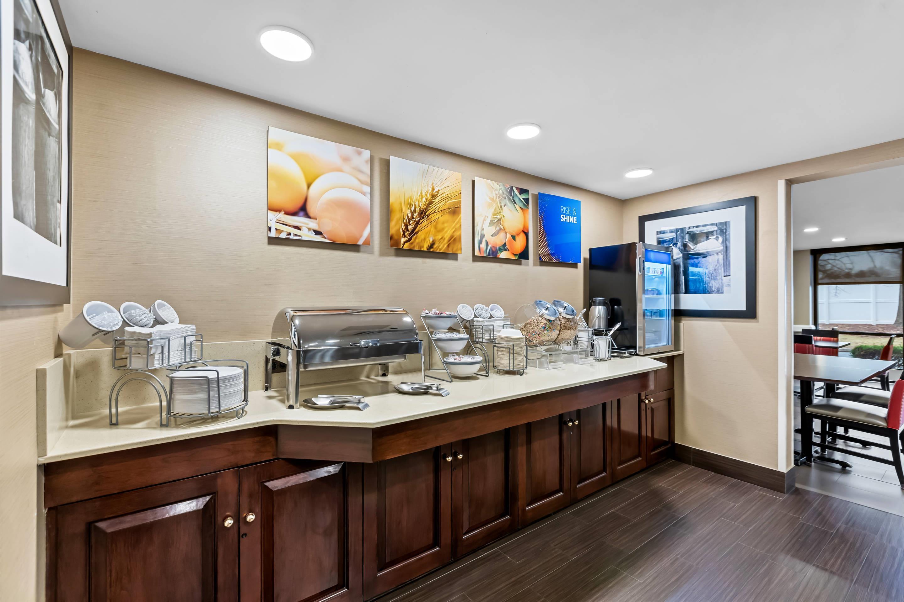 Assorted breakfast items | Comfort Inn & Suites Somerset - New Brunswick
