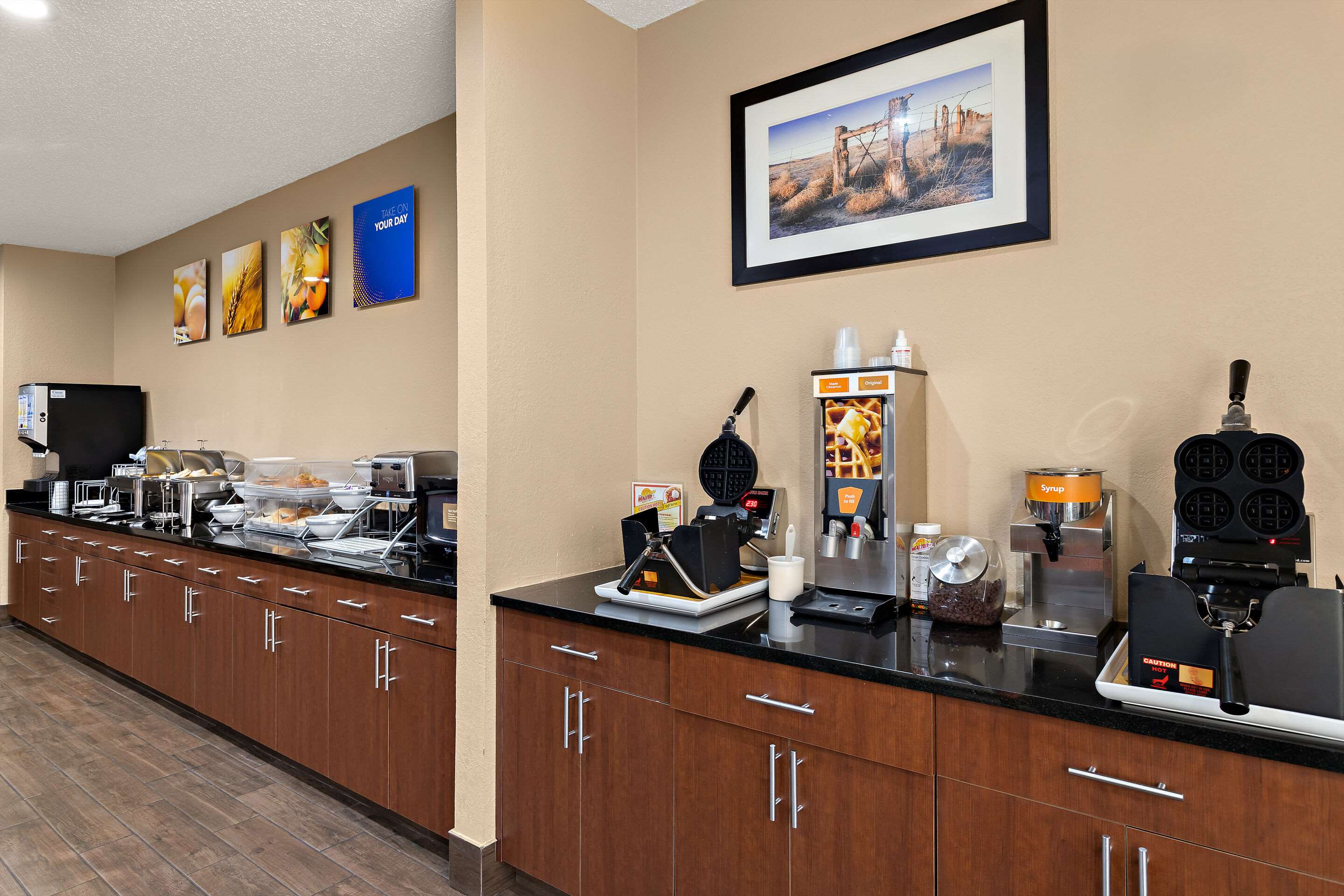 Assorted breakfast items | Comfort Suites University Las Cruces