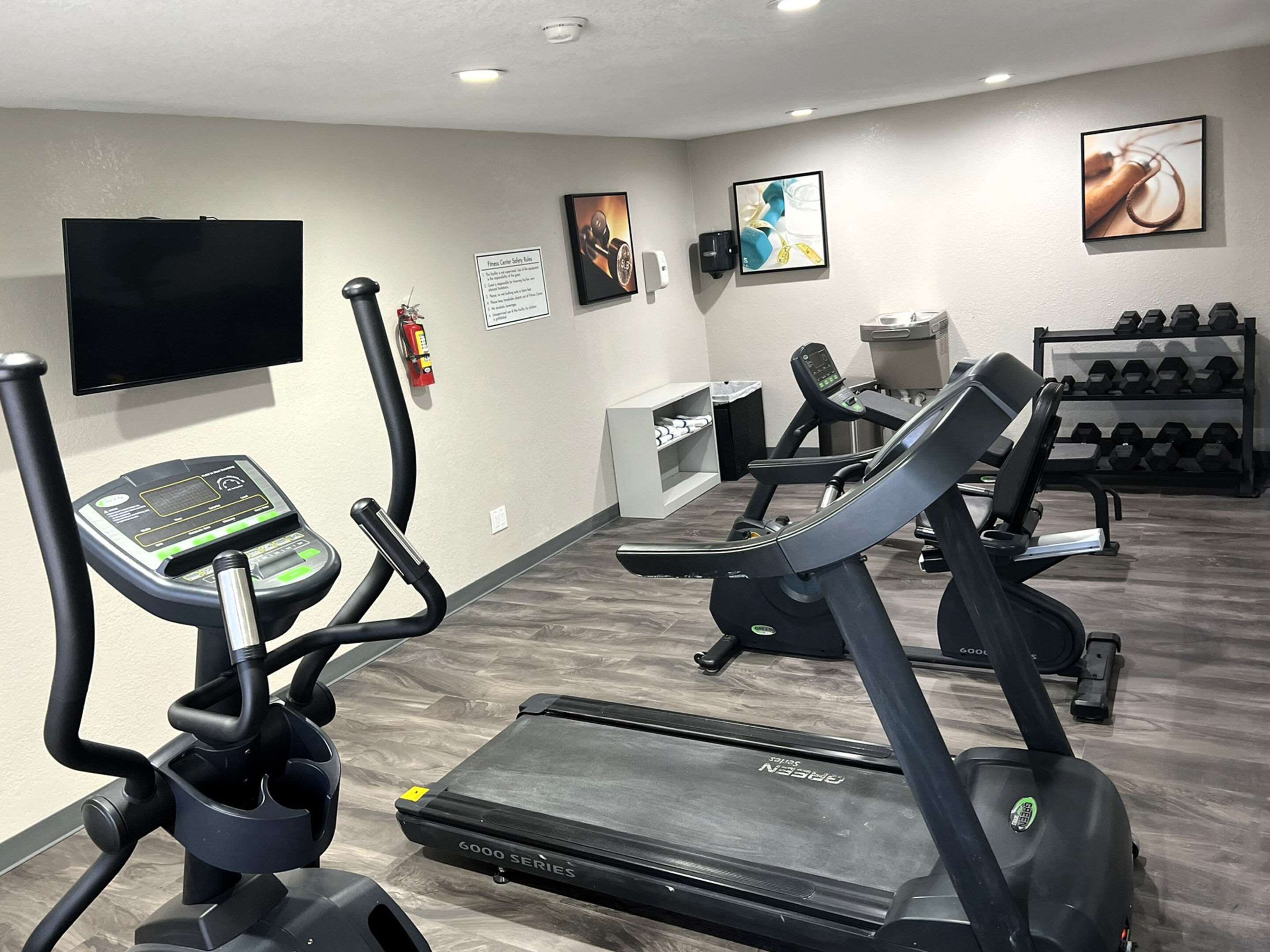 Fitness center | Quality Inn & Suites Near White Sands National Monument