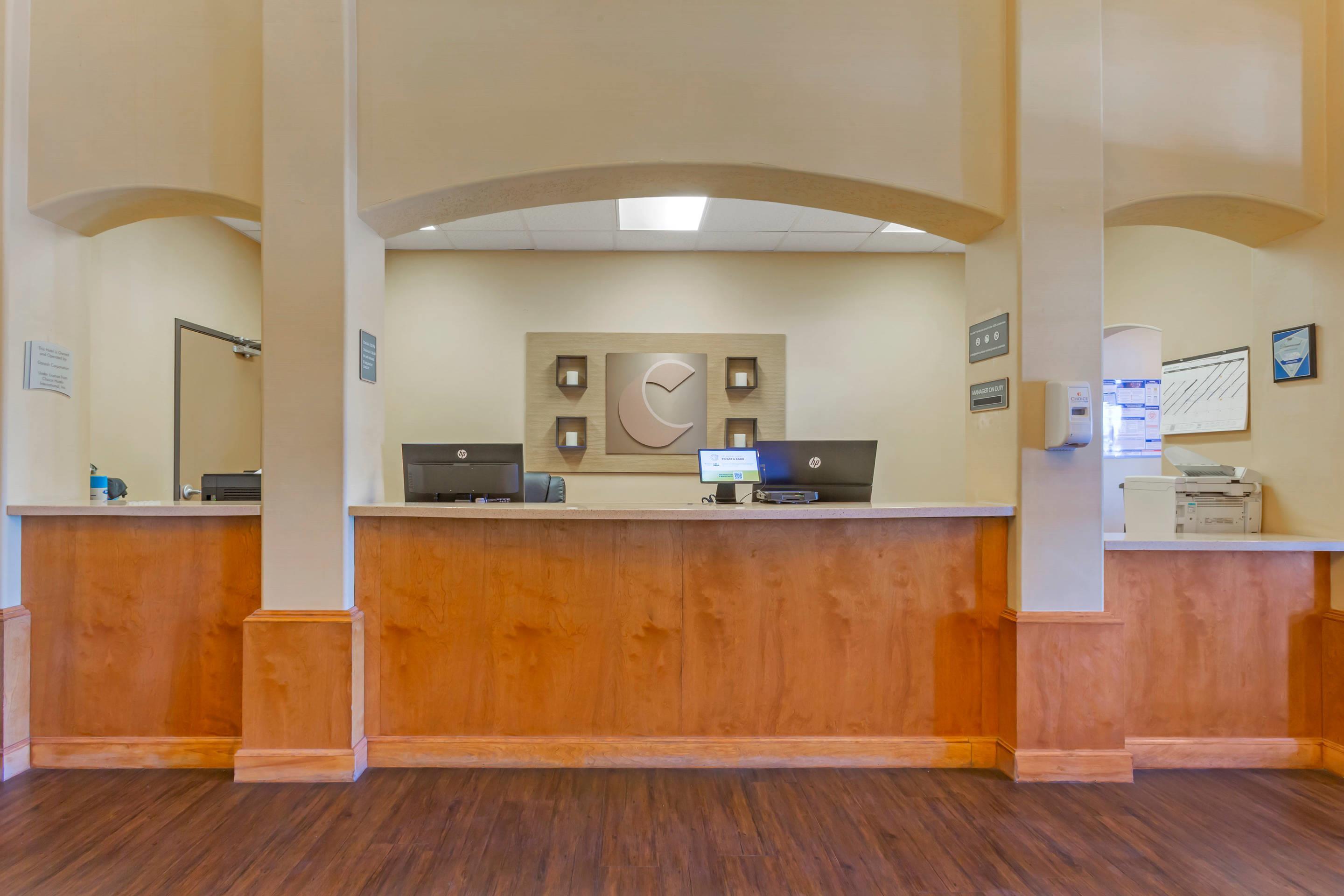Front desk