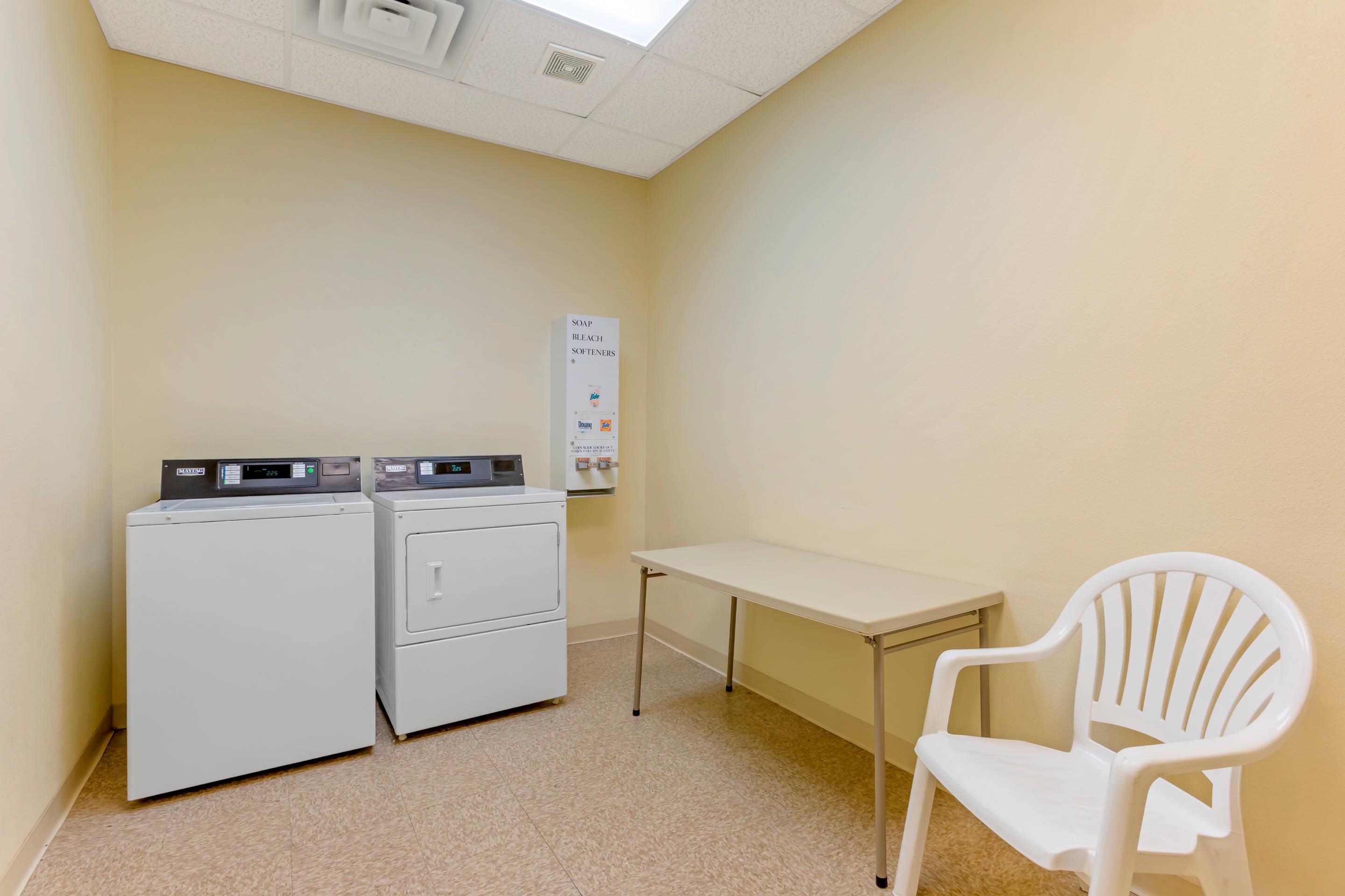 Guest laundry facilities