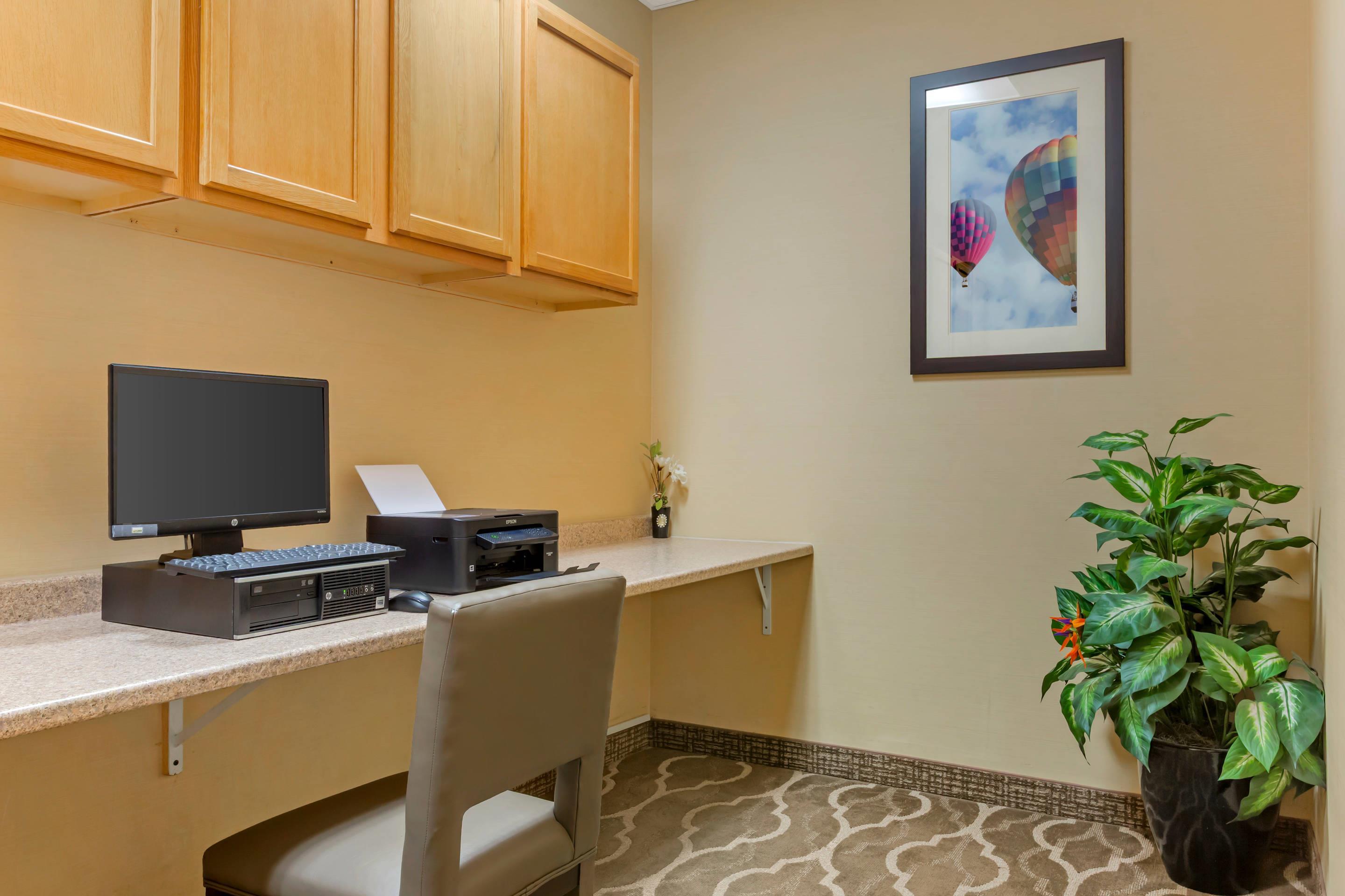Computer in the lobby