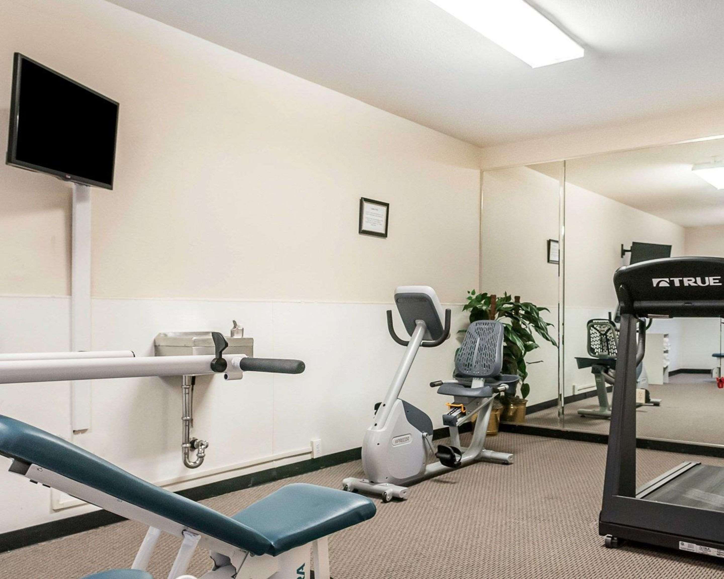 Fitness center with cardio equipment