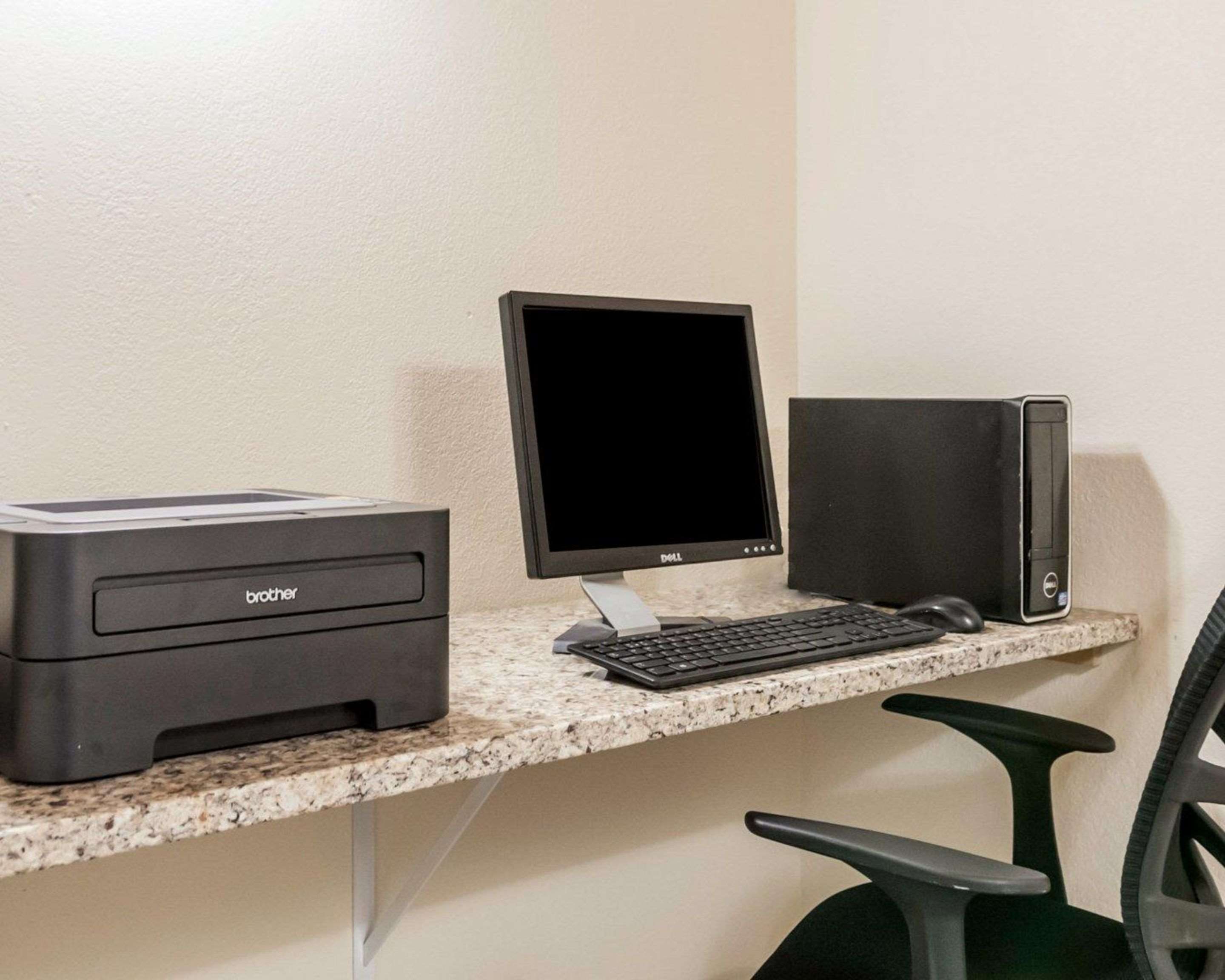 Business center with high-speed Internet access