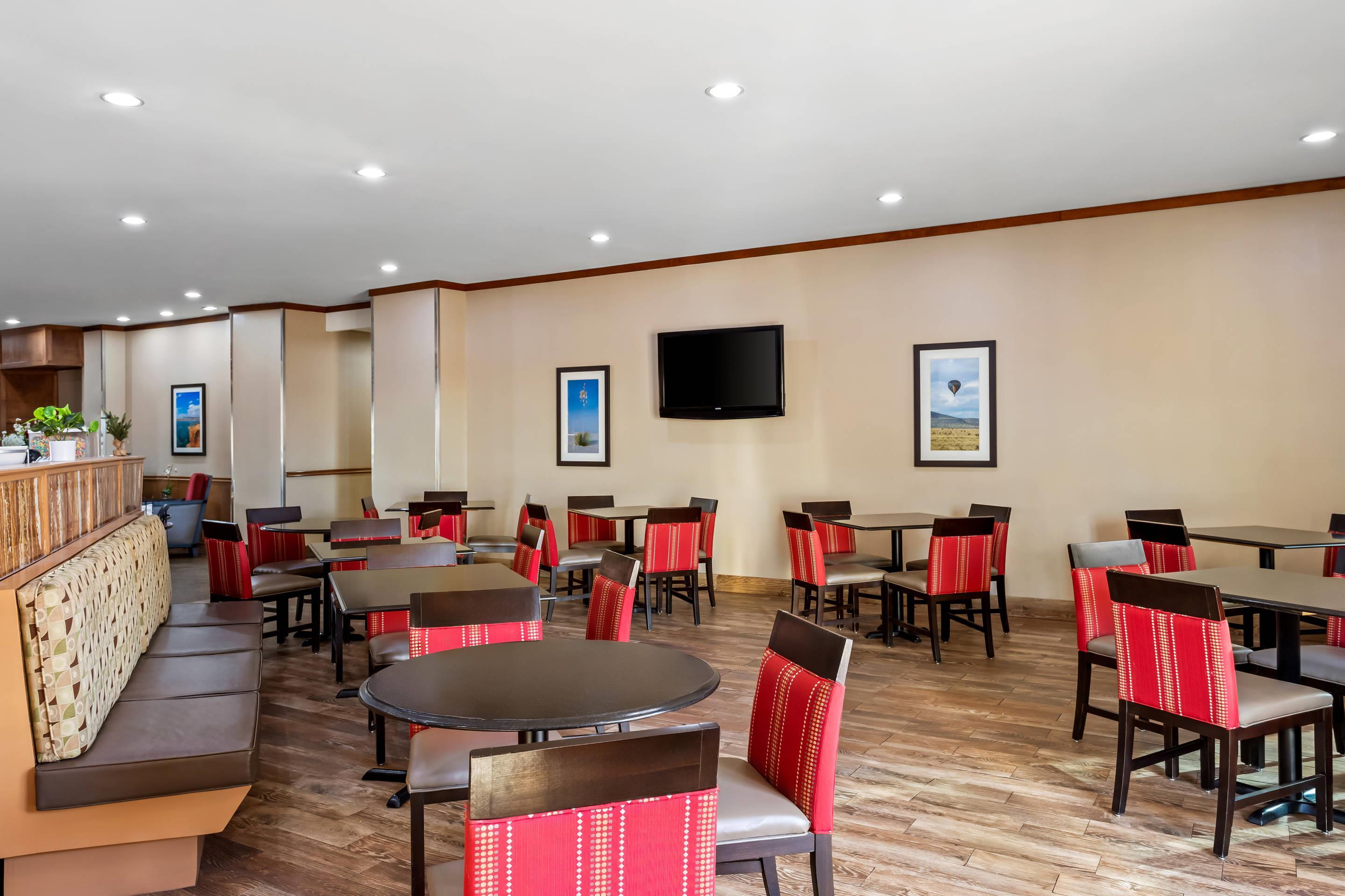 Spacious breakfast area