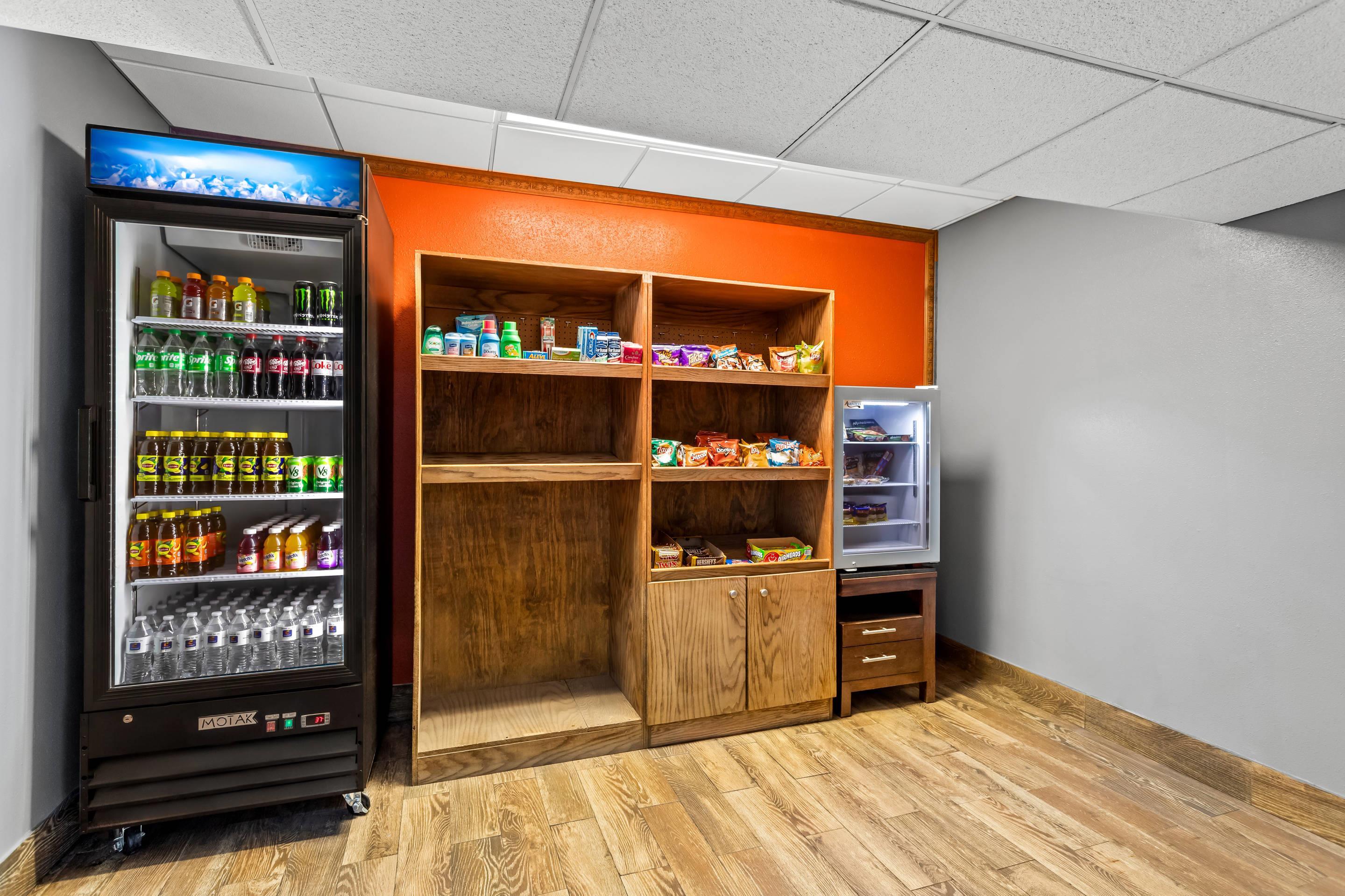 Hotel vending area