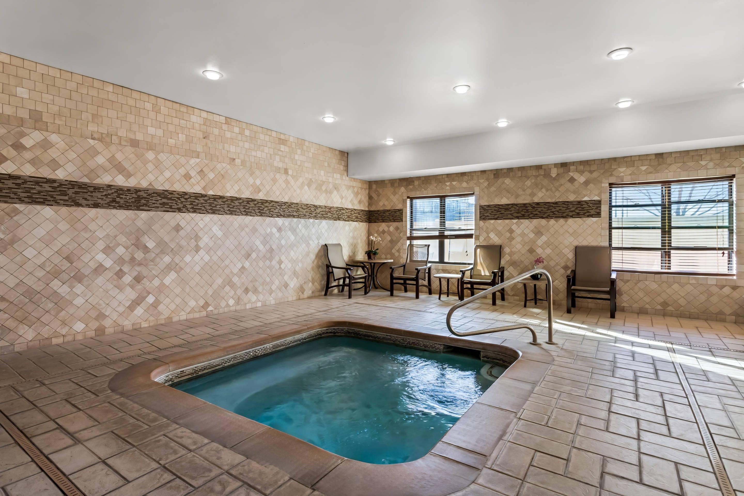Relax in the hot tub