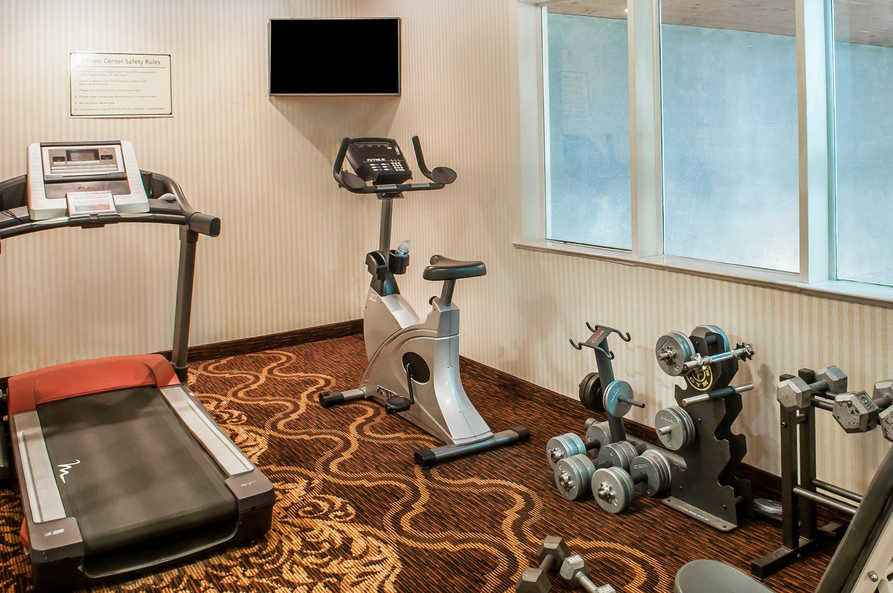 Fitness center | Quality Inn & Suites Grants - I-40