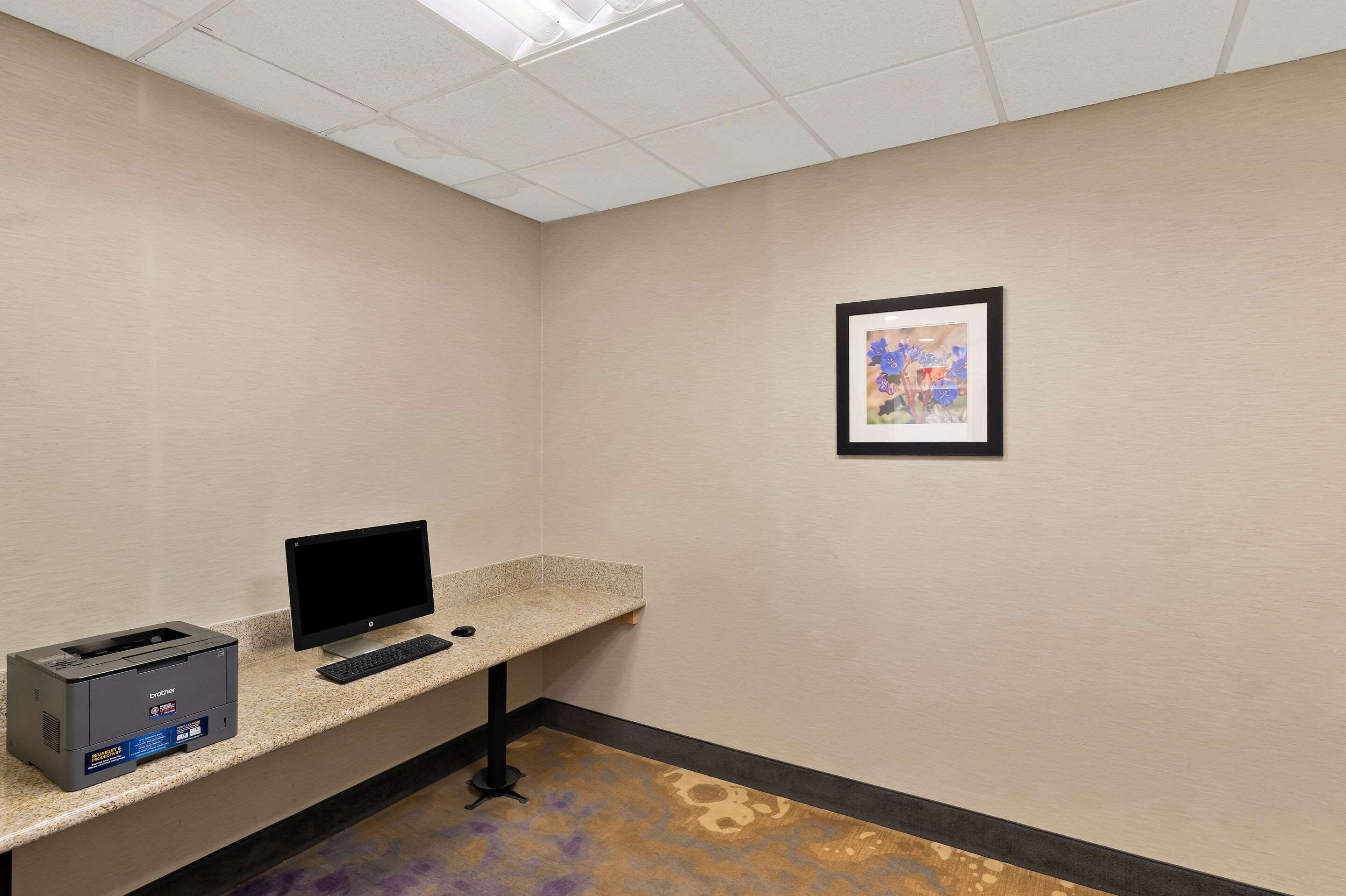 Computer in the lobby