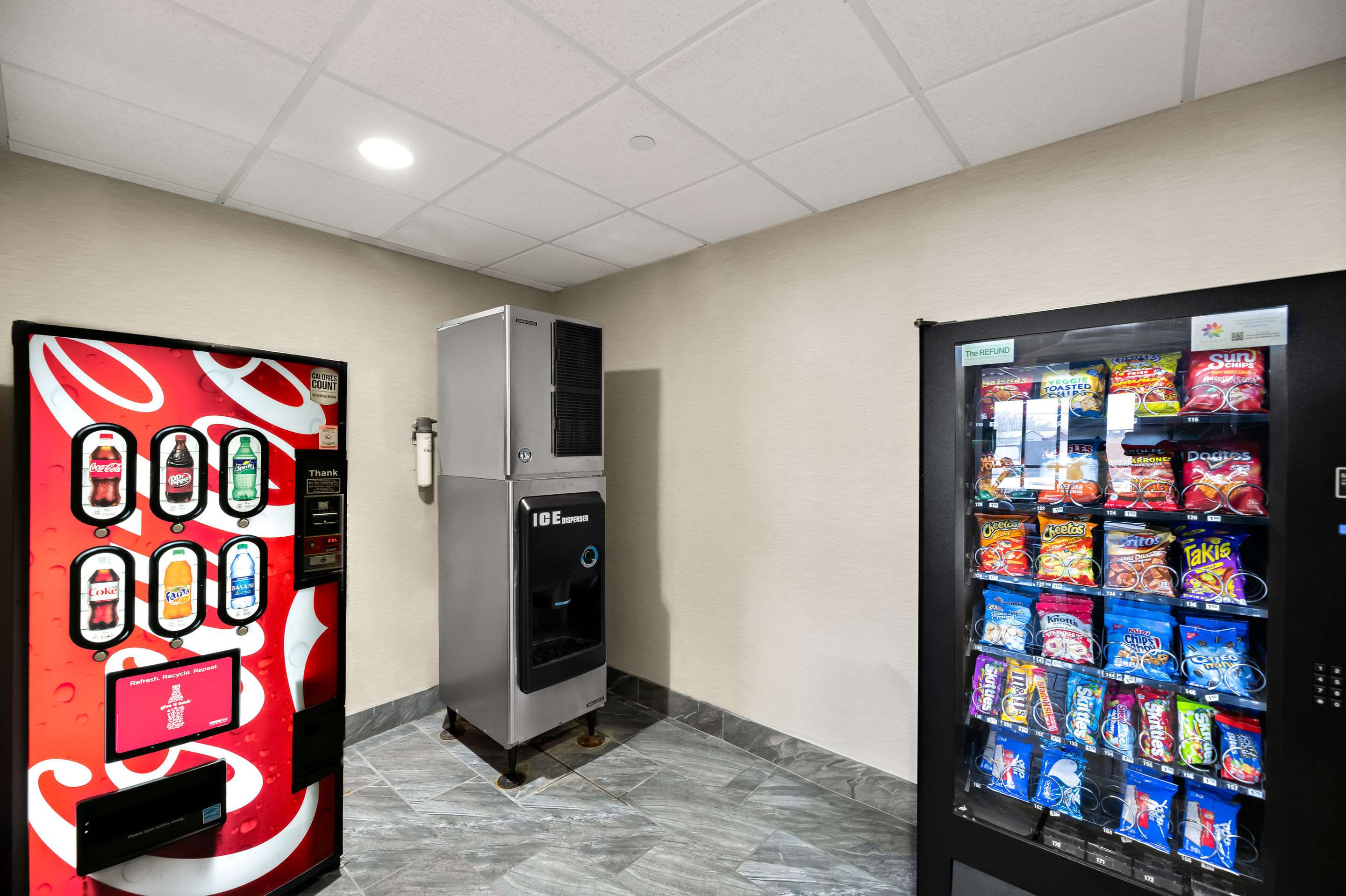 Hotel vending area