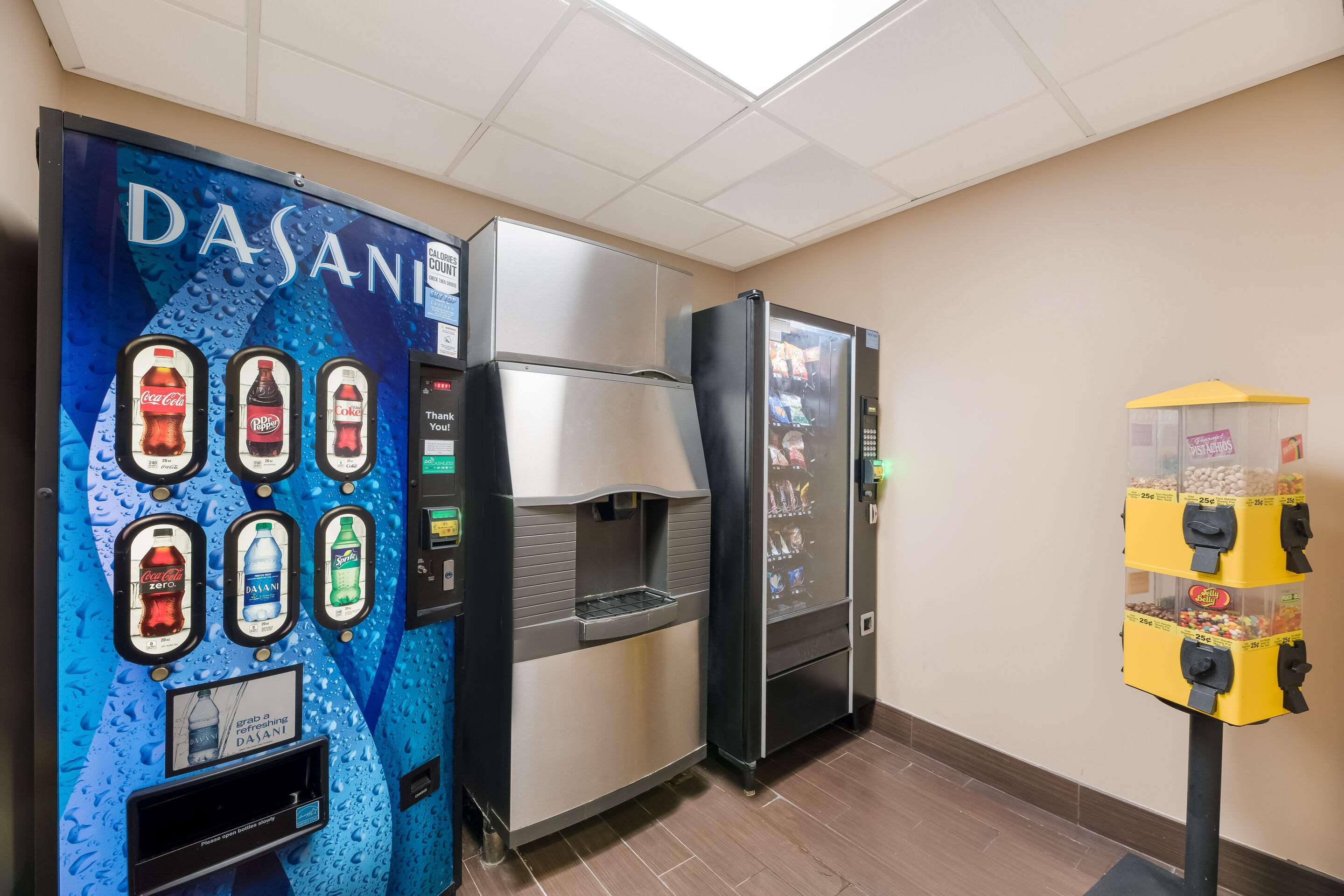 Hotel vending area
