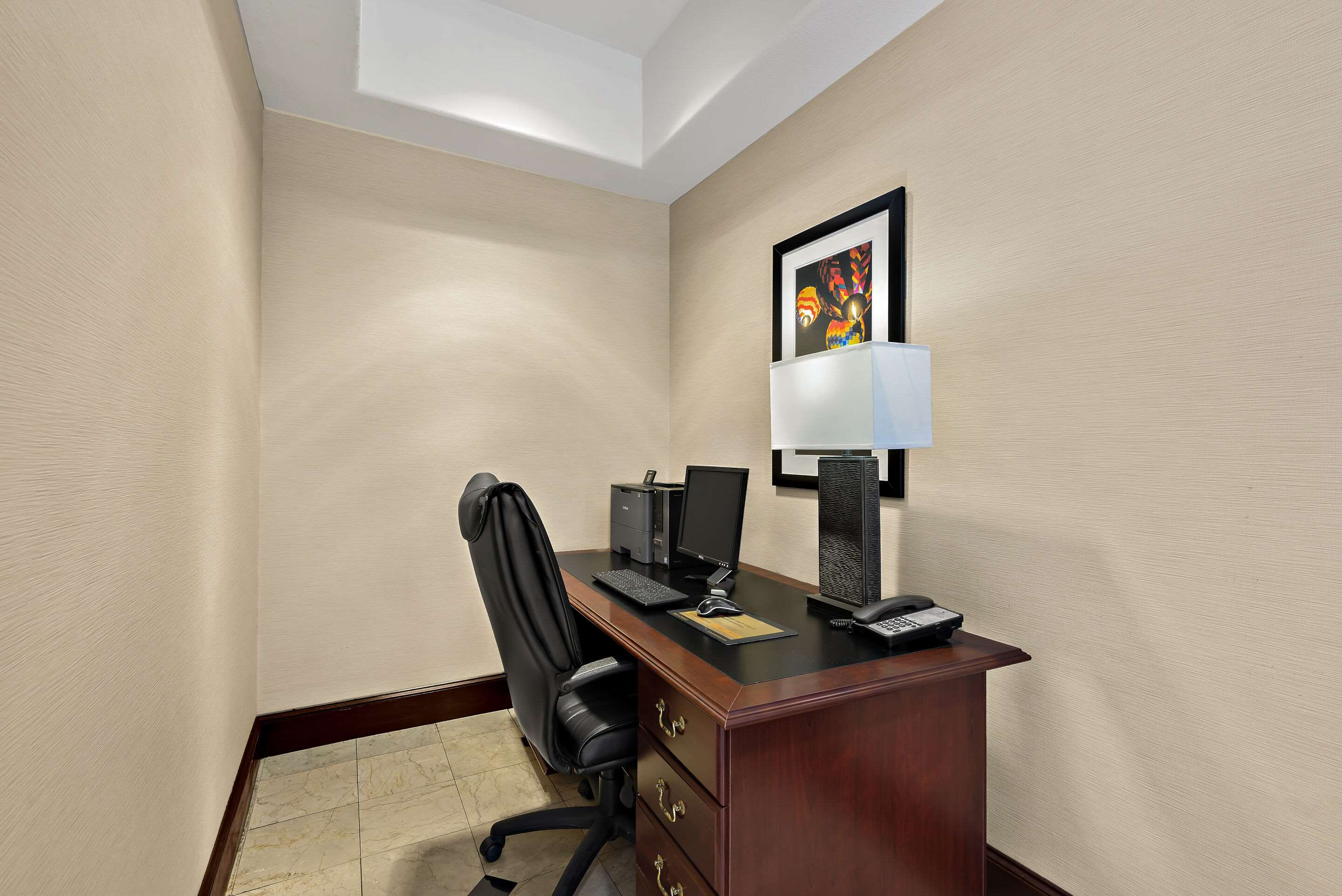 Computer in the lobby