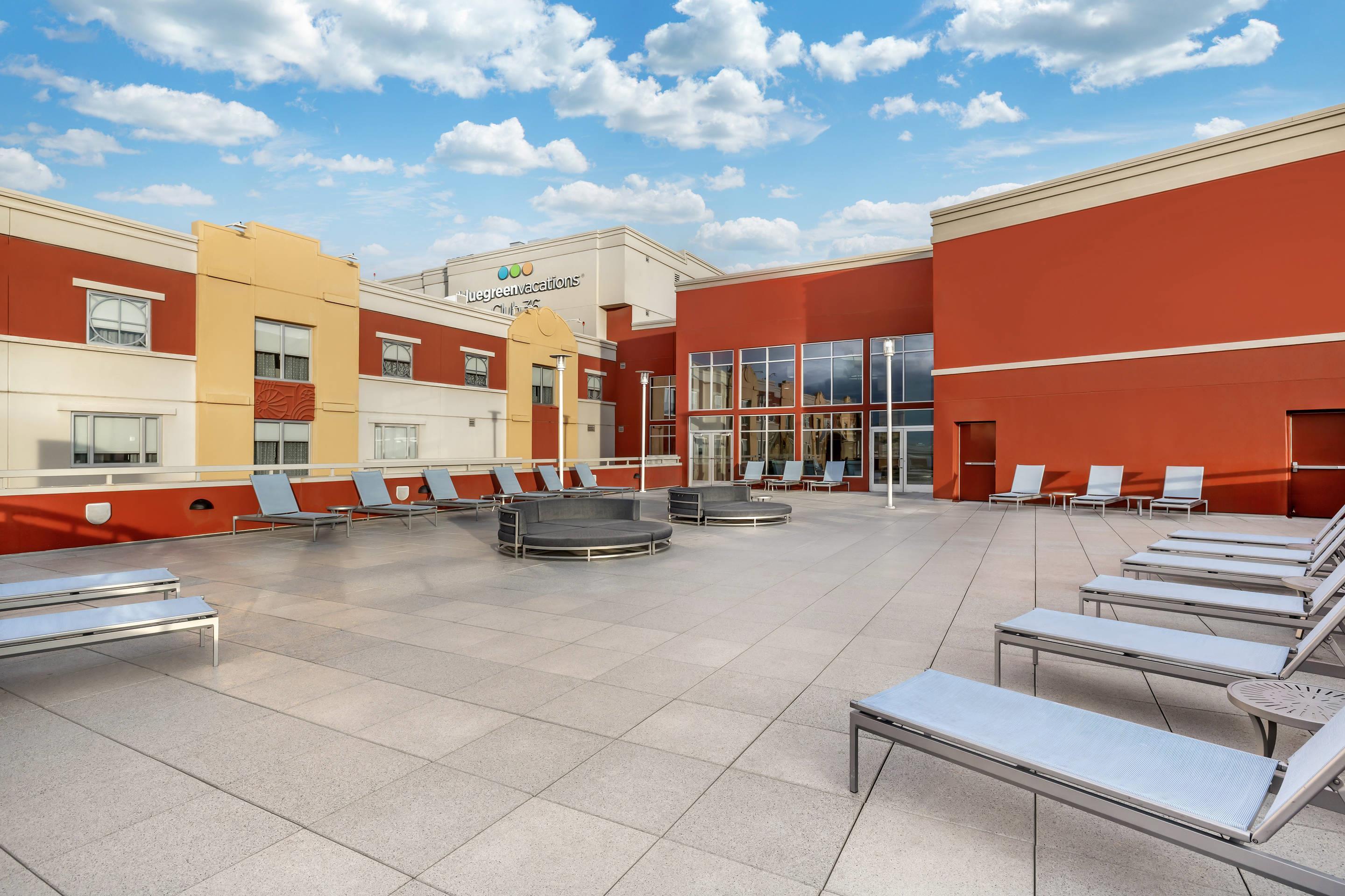 Hotel patio