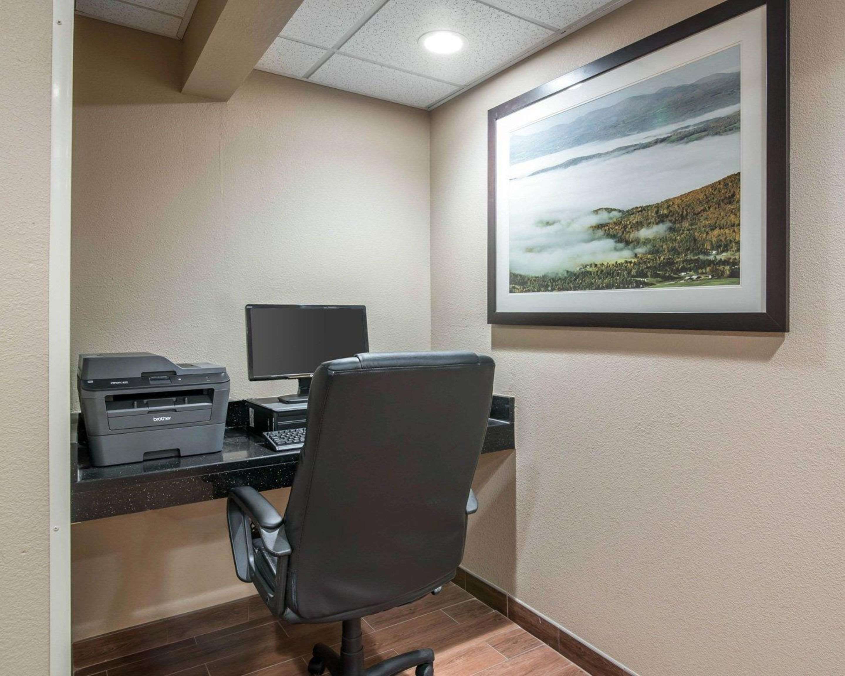 Business center with high-speed Internet access