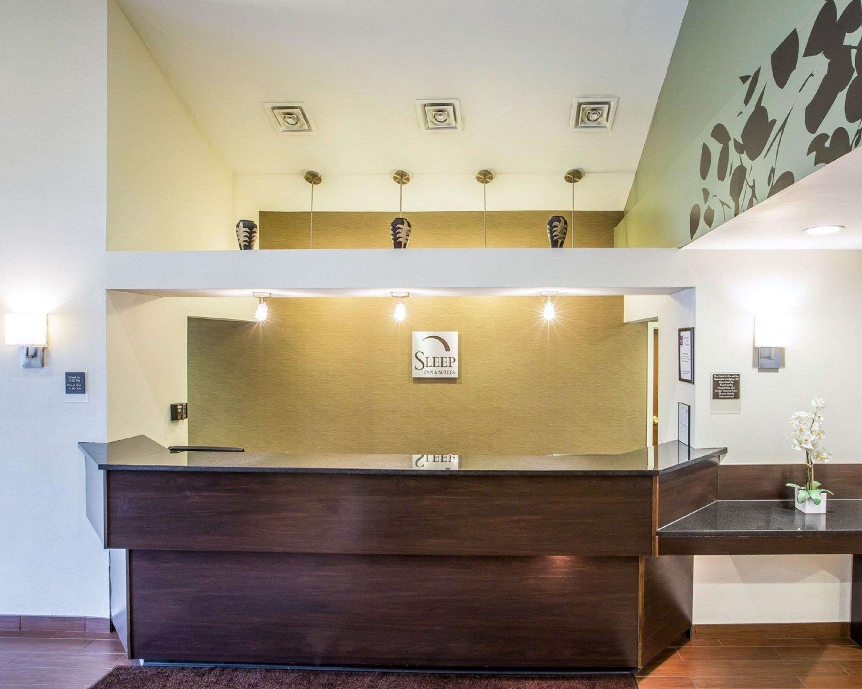 Front desk with friendly staff | Sleep Inn & Suites Queensbury - Lake George